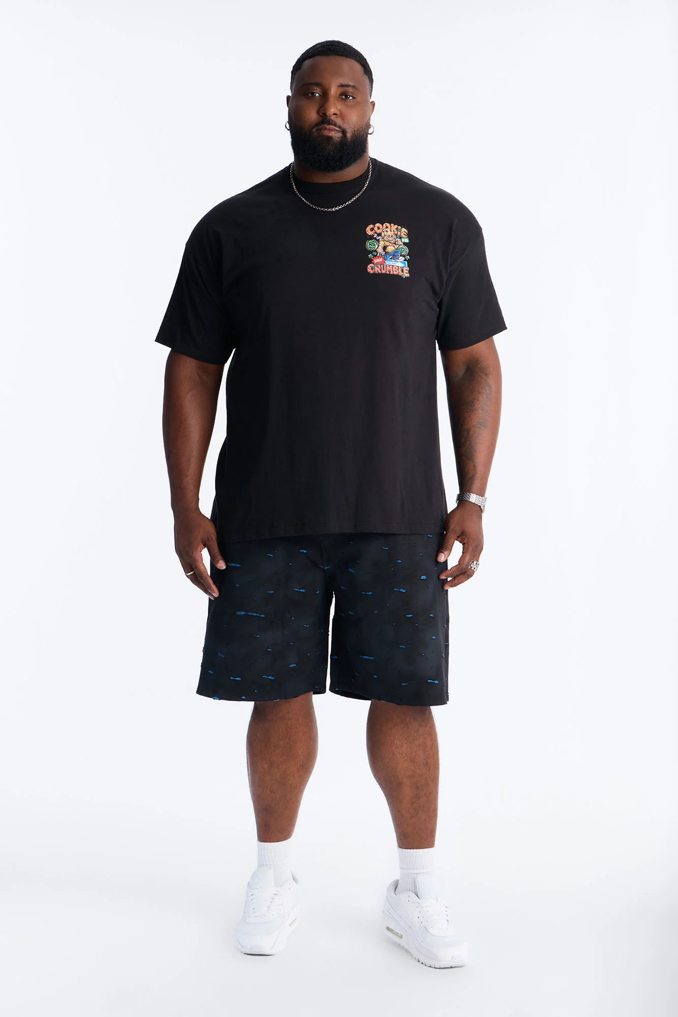 This Way Cookie Crumble Short Sleeve Tee - Black - Image 6