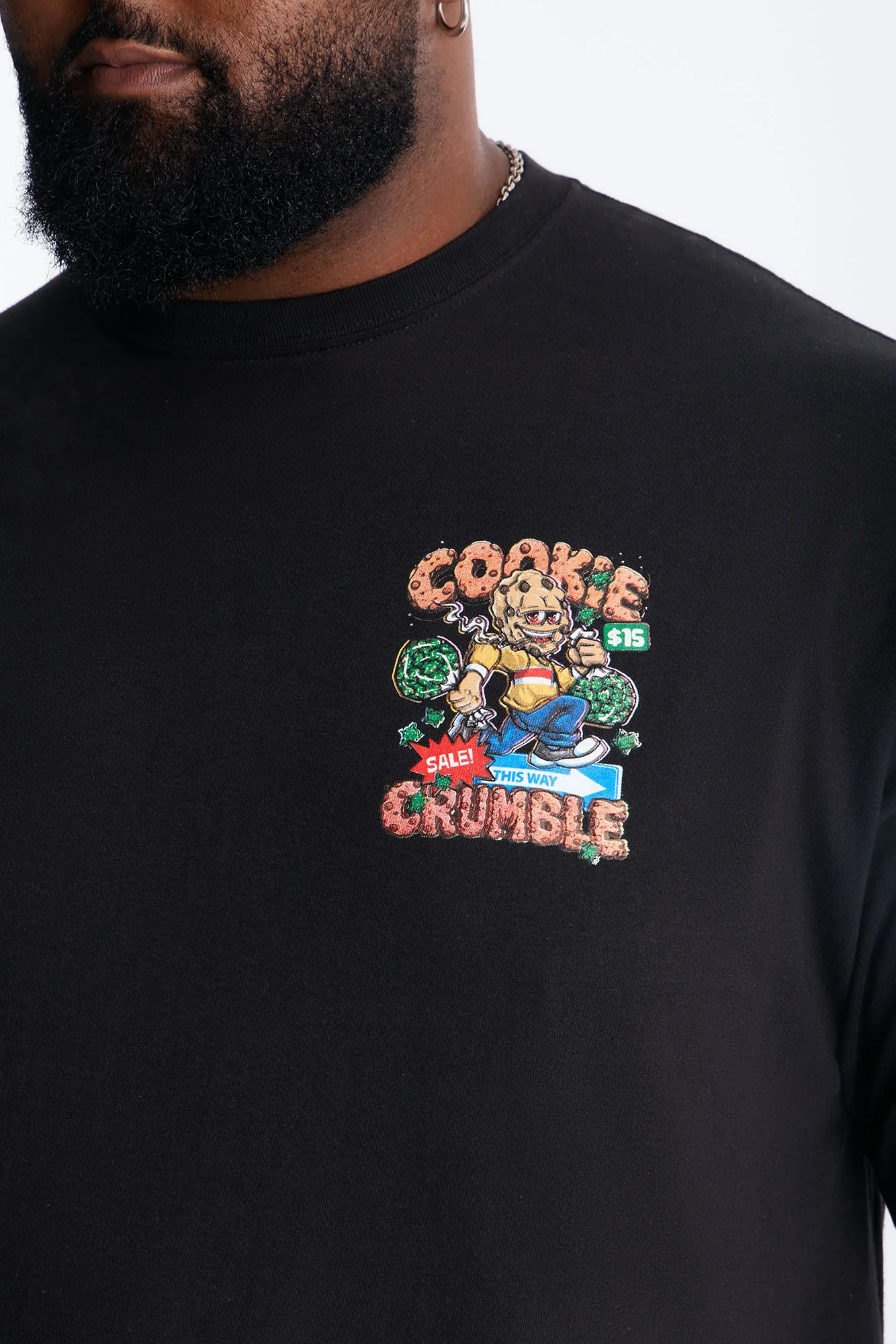 This Way Cookie Crumble Short Sleeve Tee - Black - Image 7