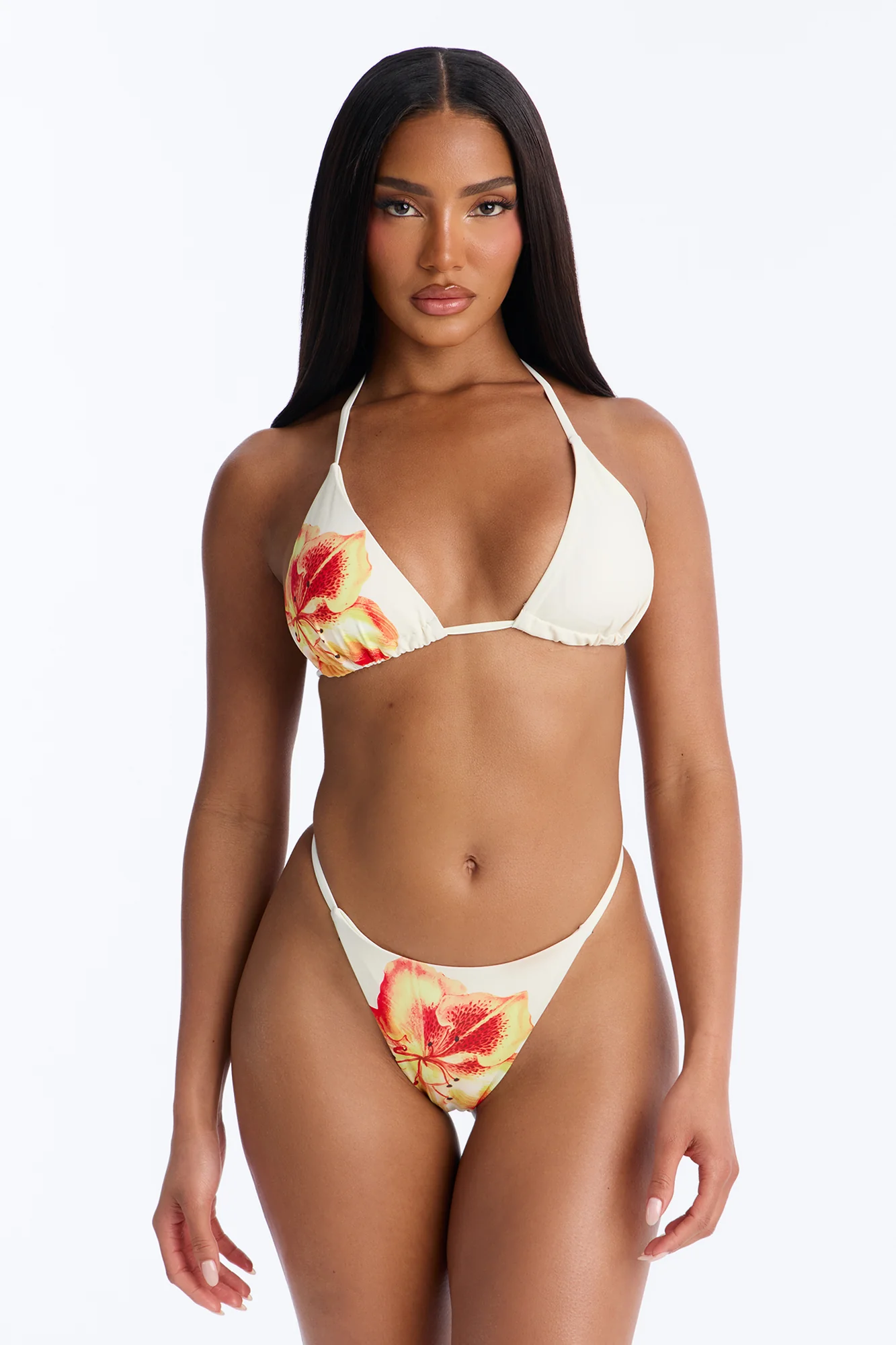Through It All Bikini And Sarong - Ivory - Image 2