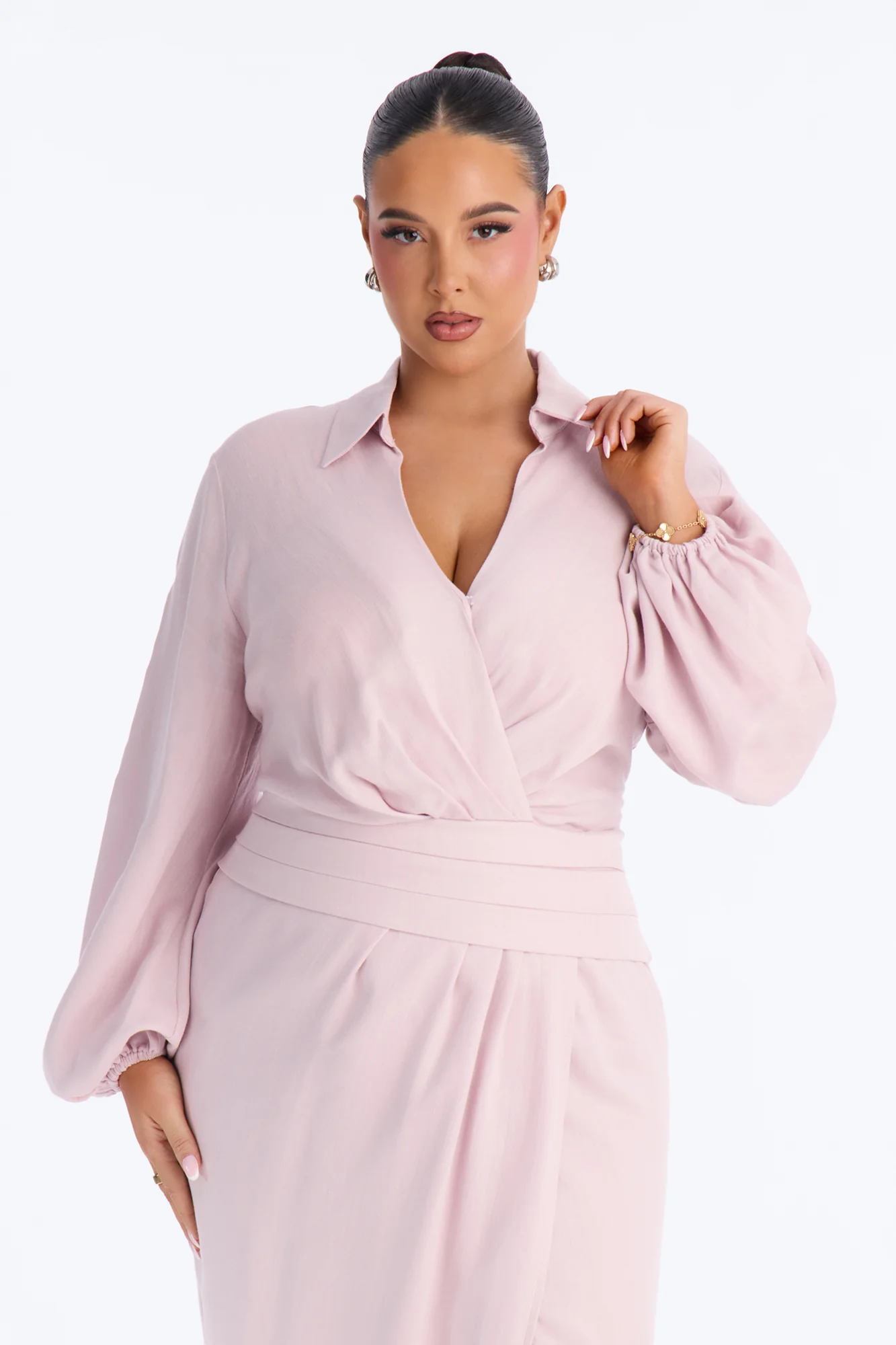 Tiana Shirt Maxi Dress - Lavender - Image 5