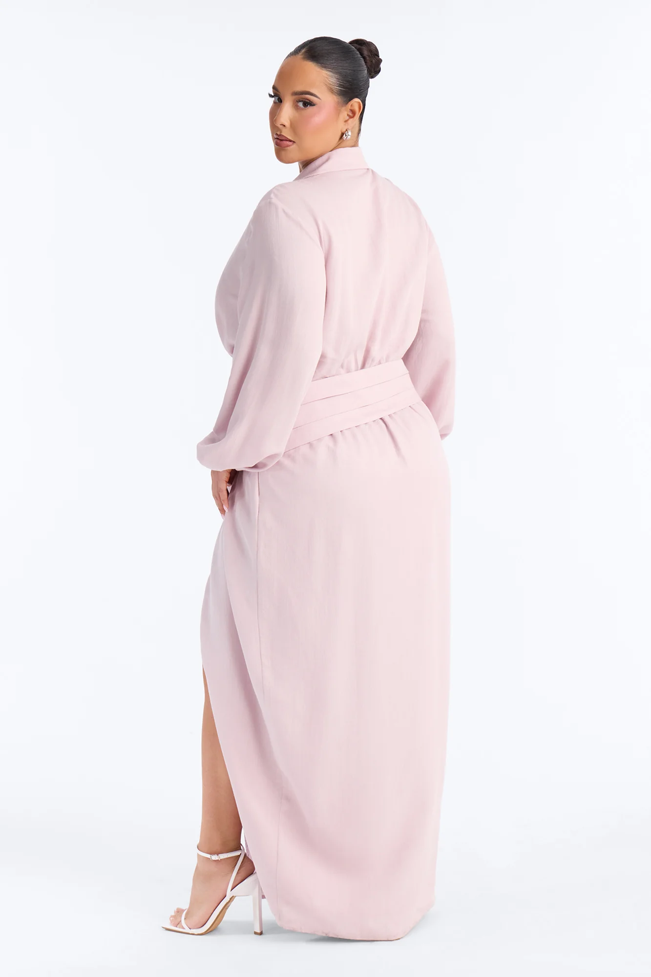 Tiana Shirt Maxi Dress - Lavender - Image 7