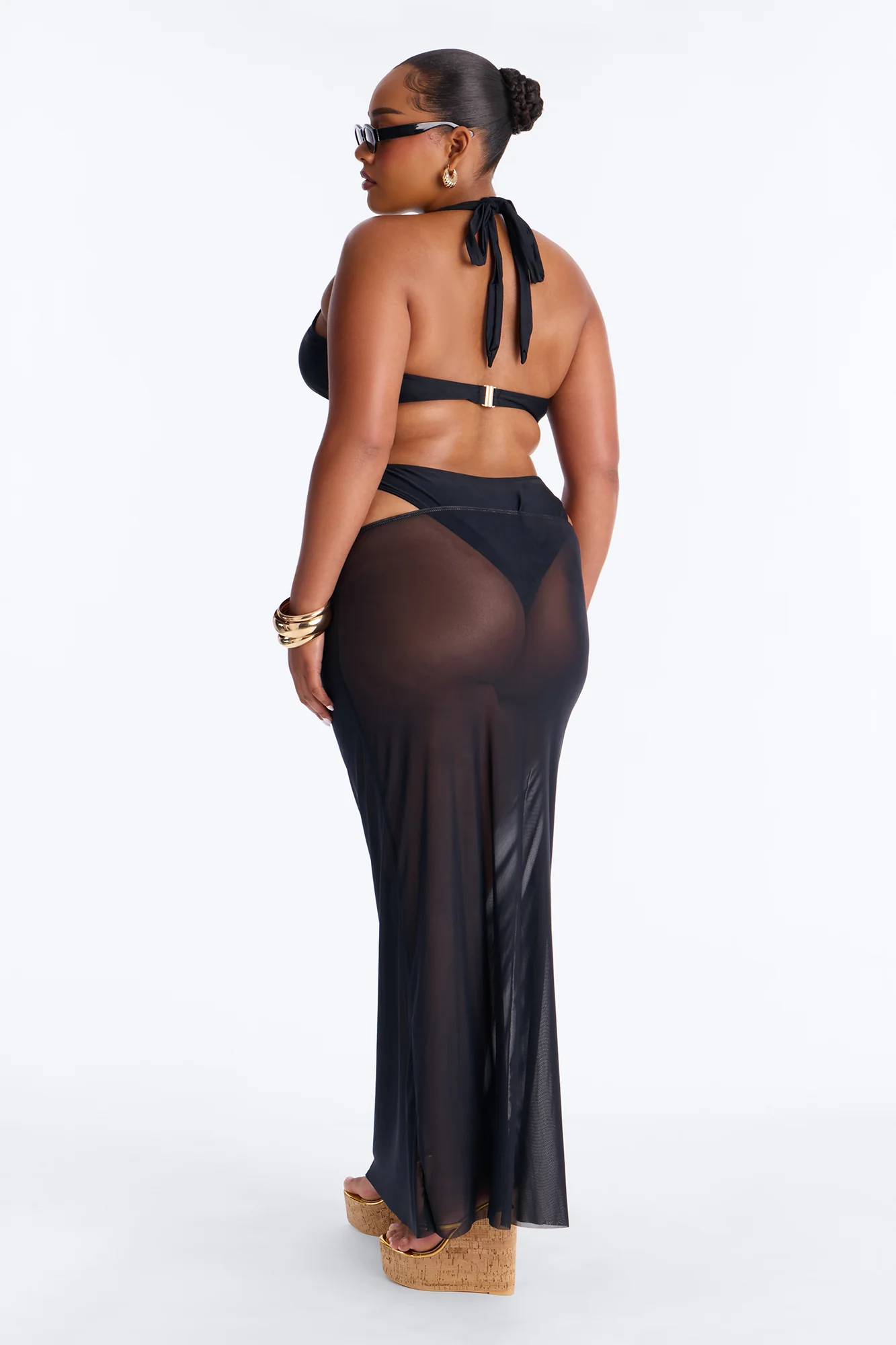 Till Sunrise Bikini And Coverup Skirt - Black - Image 12