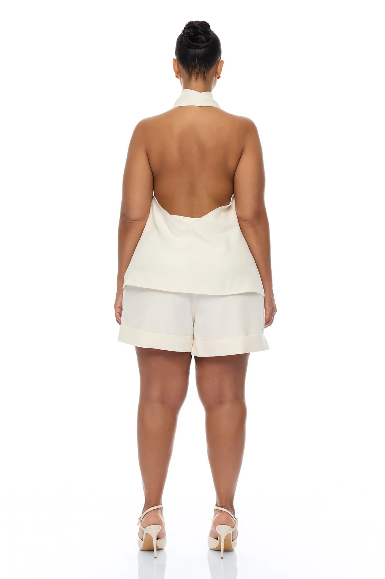 Timeless Touch Short Set - Cream - Image 8