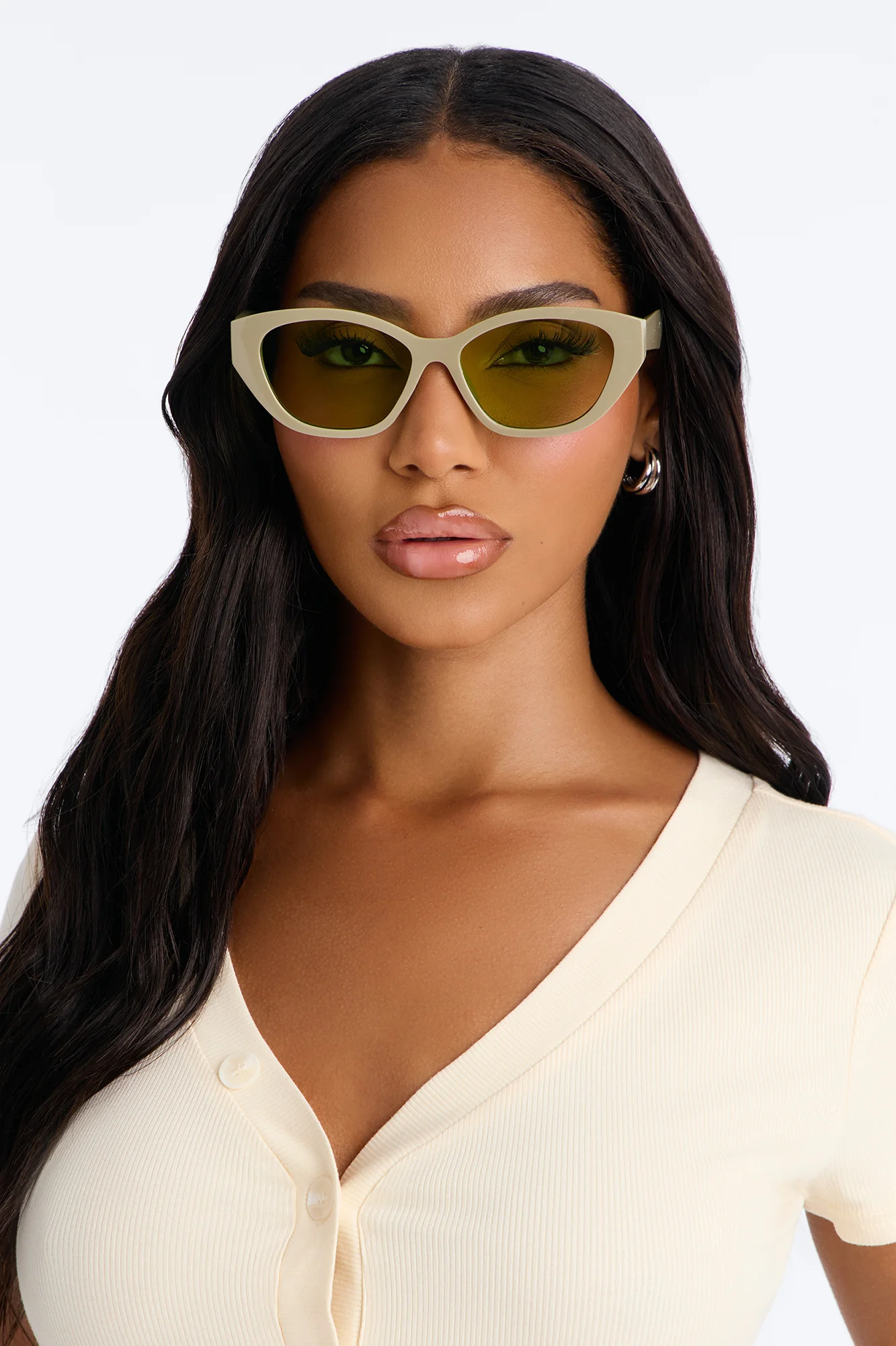 Tipsy Look Sunglasses - Grey/combo