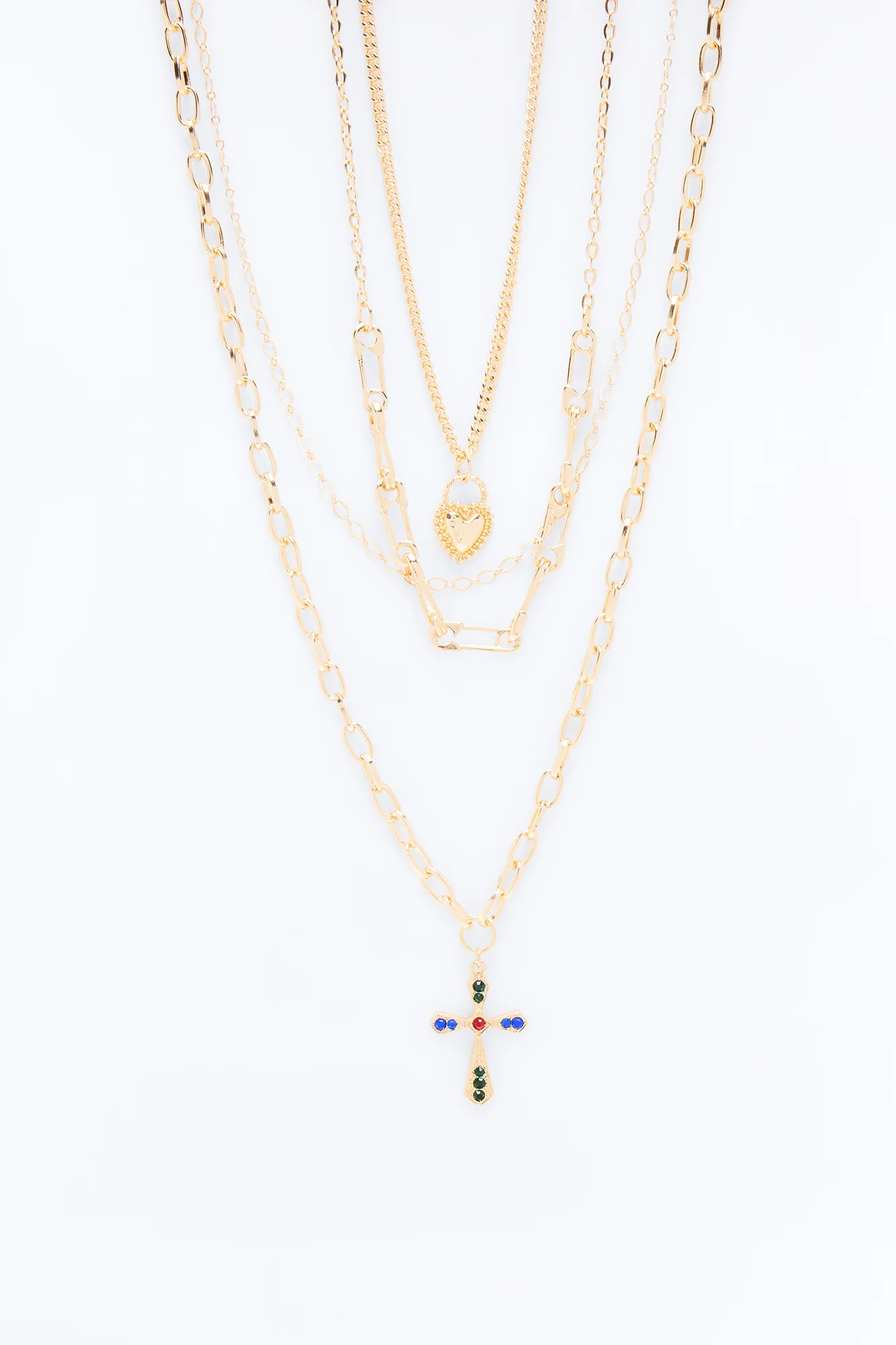 To Be Loved Layered Necklace - Gold