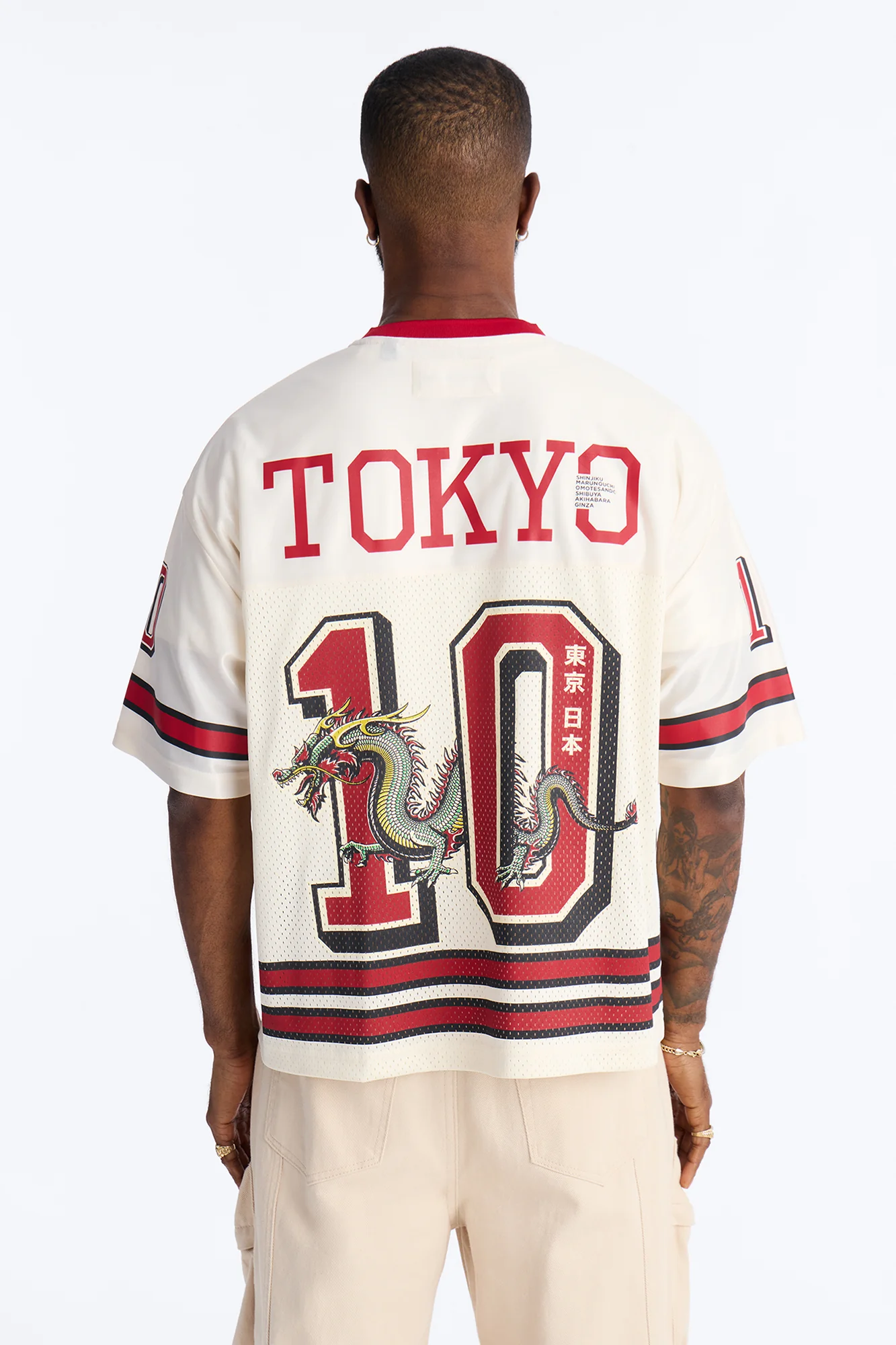 Tokyo 10 Short Sleeve Jersey - Ivory/combo - Image 4
