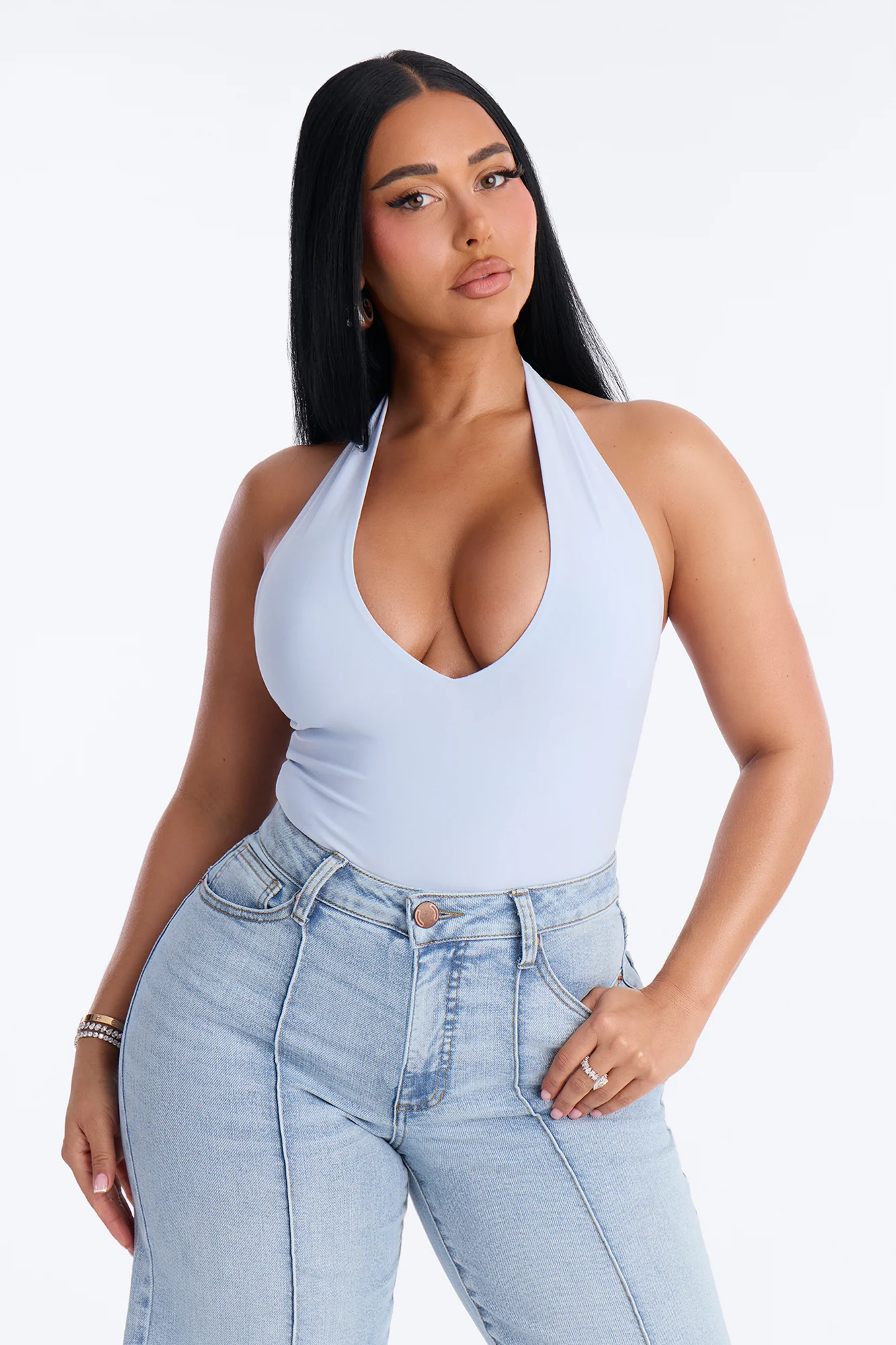 Tokyo Bodysuit - Dusty Blue - Image 3
