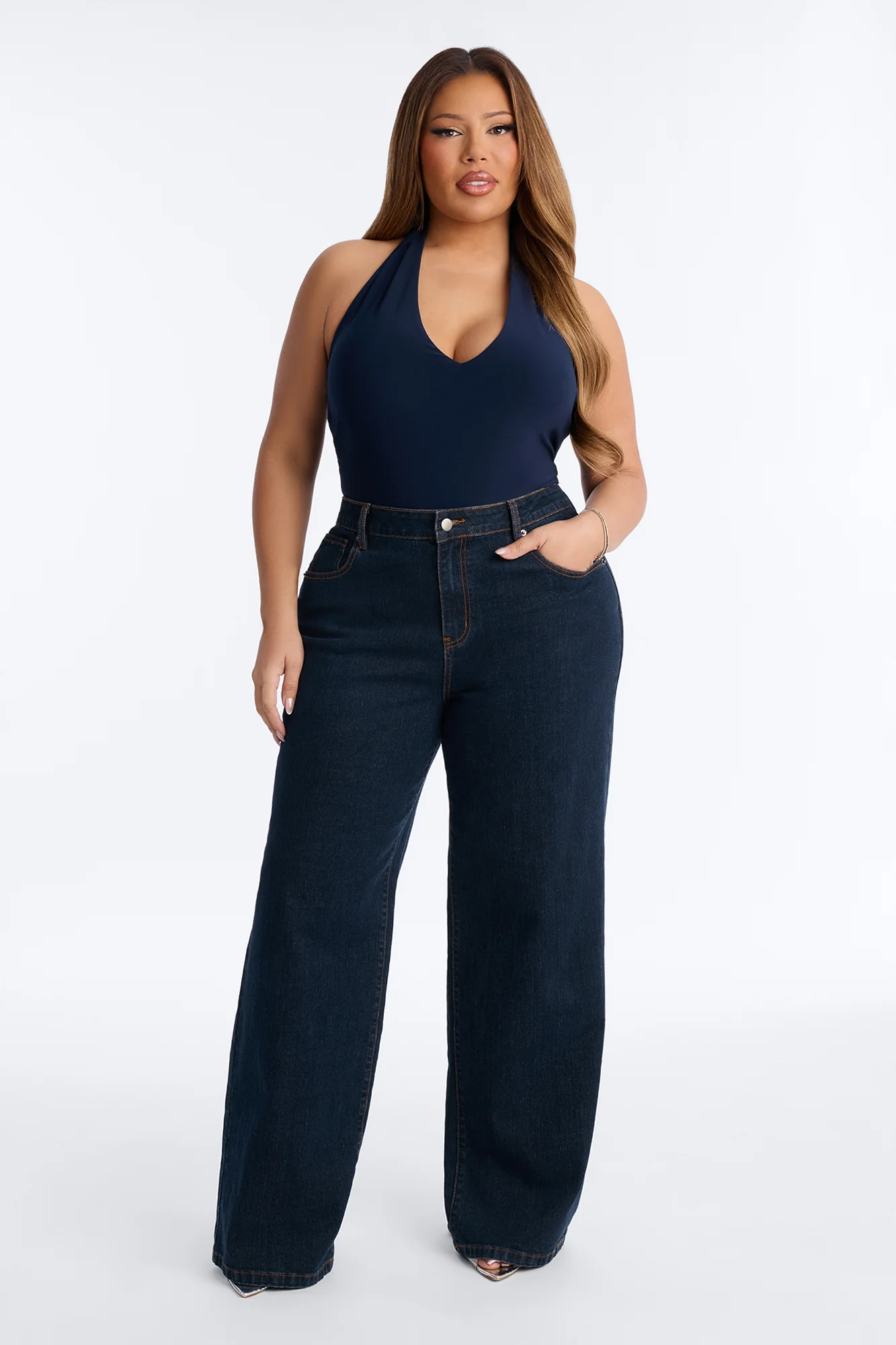 Tokyo Bodysuit - Navy - Image 6