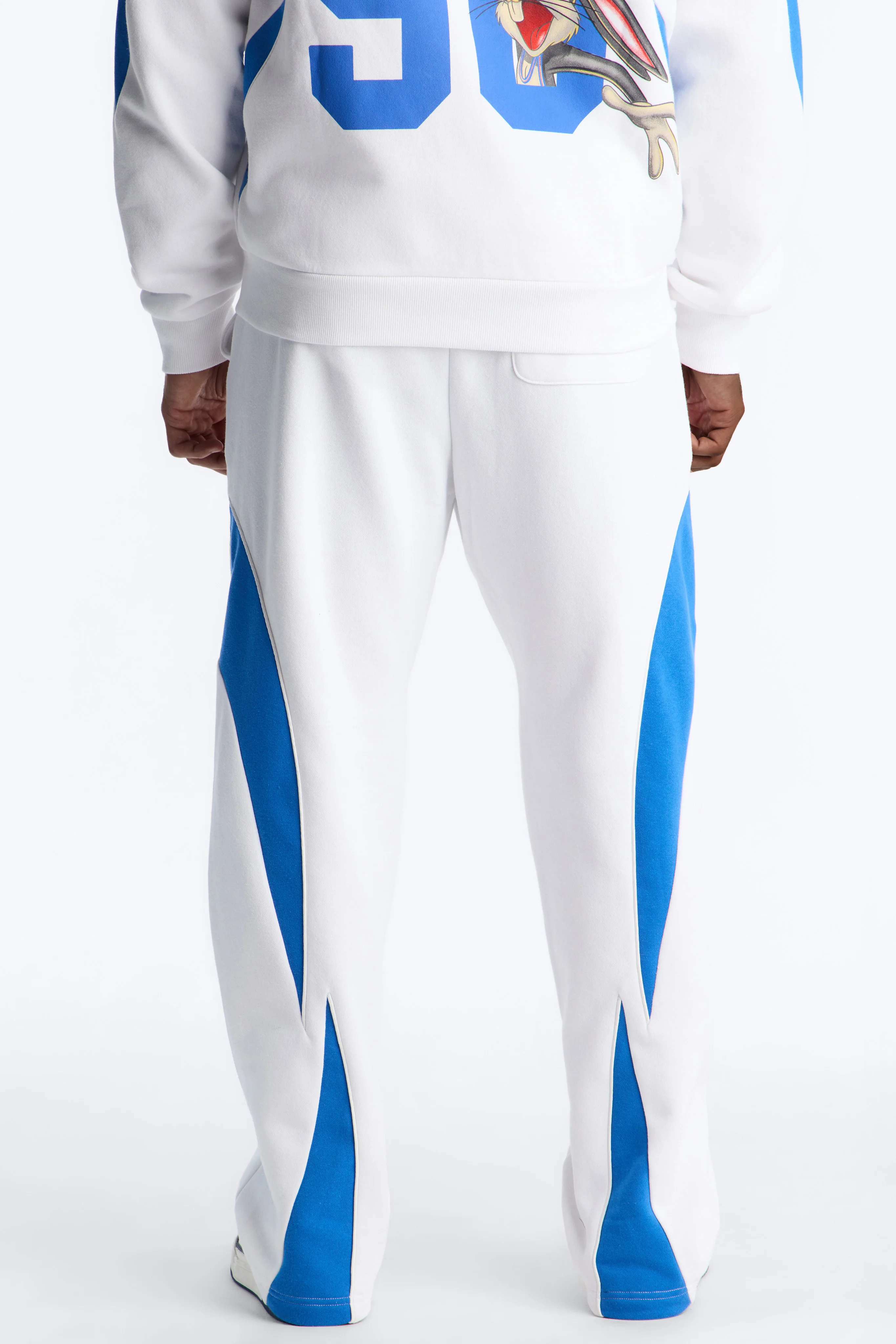 Space Jam Toon Squad Paneled Straight Sweat Pants - White - Image 3