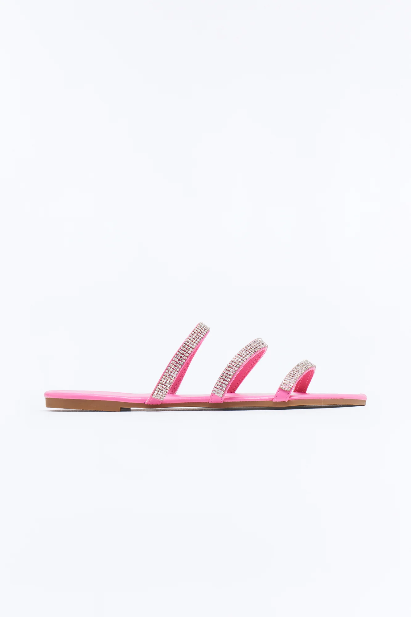 Top Form Embellished Sandals - Pink