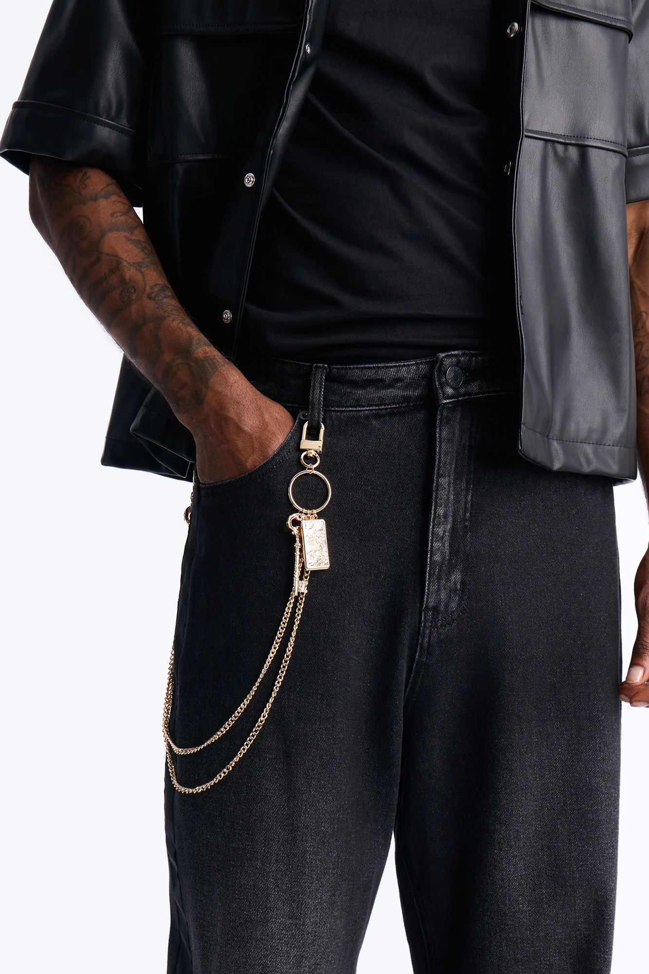 Treasure Gatekeeper Pant Chain - Gold - Image 2