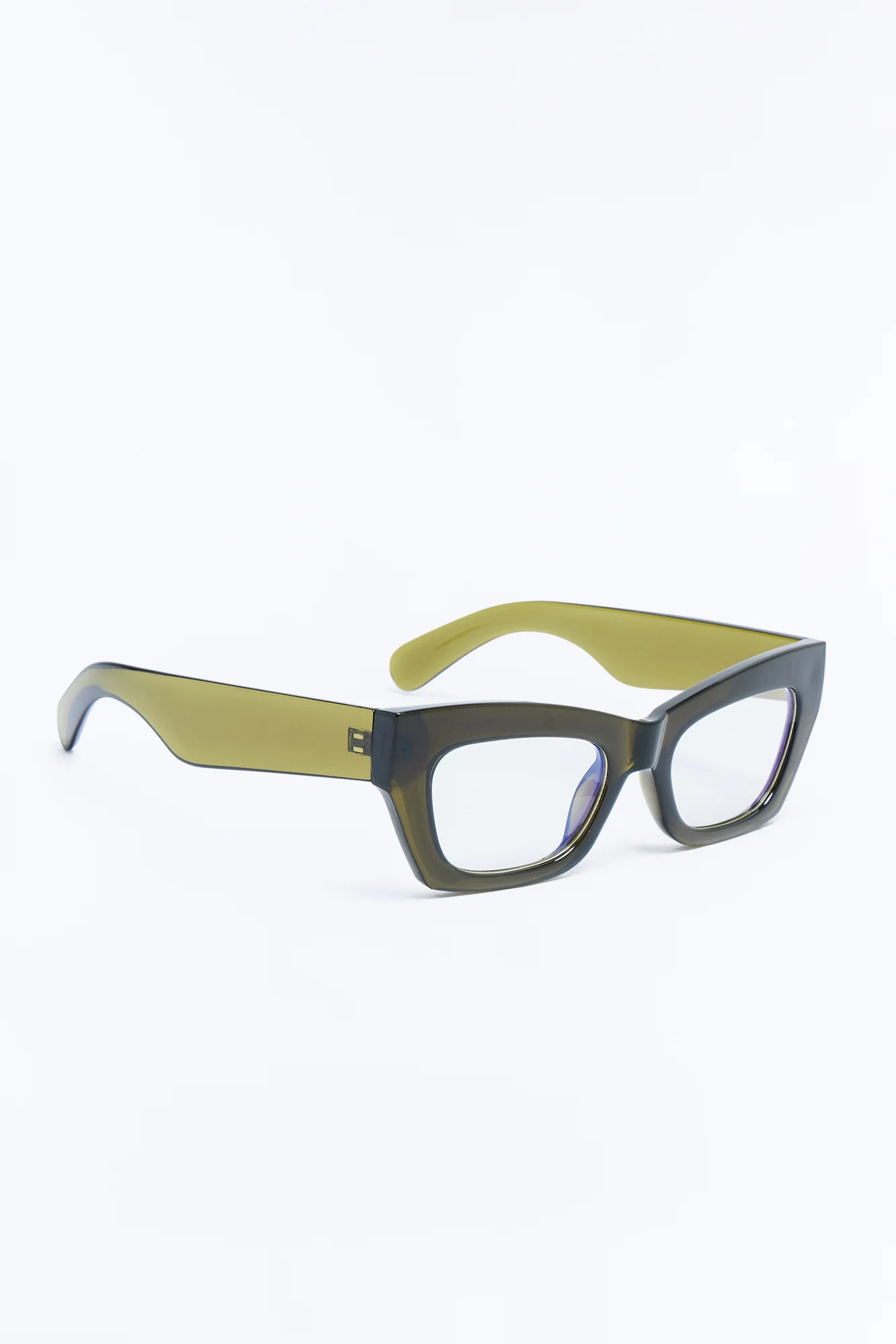 Trendiest In The Office Blue Light Glasses - Olive - Image 4