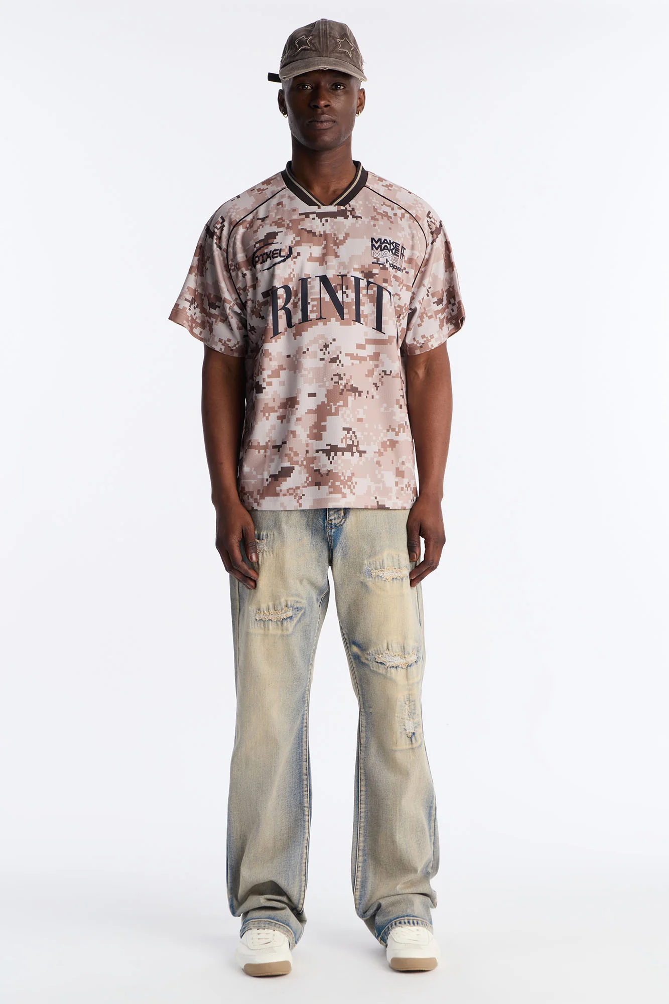 Trinity V-Neck Soccer Jersey - Camouflage - Image 2