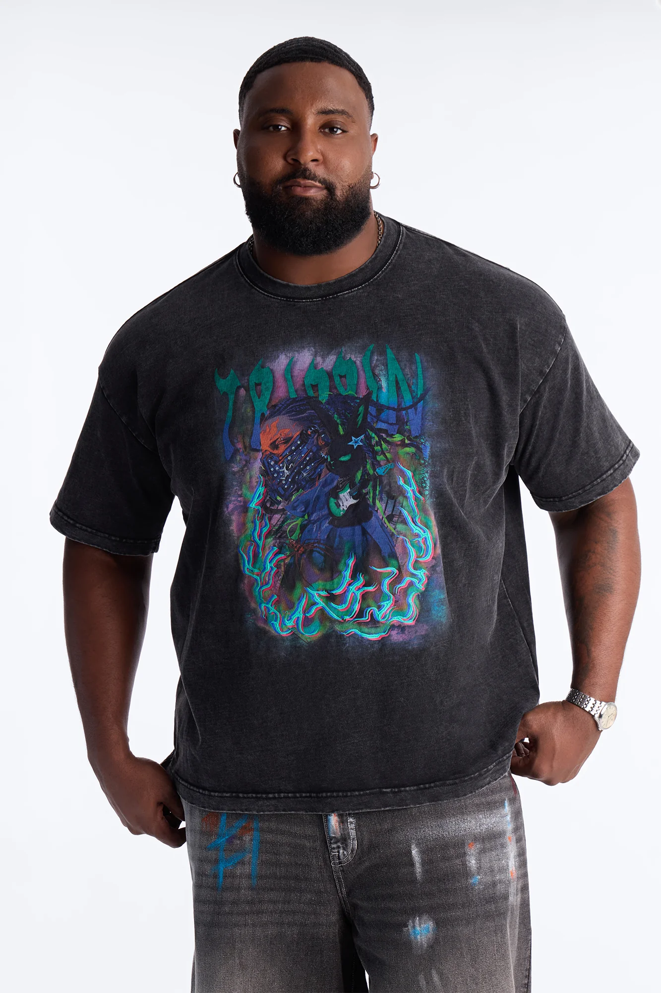 Trippin Premium Short Sleeve Tee - Black - Image 5