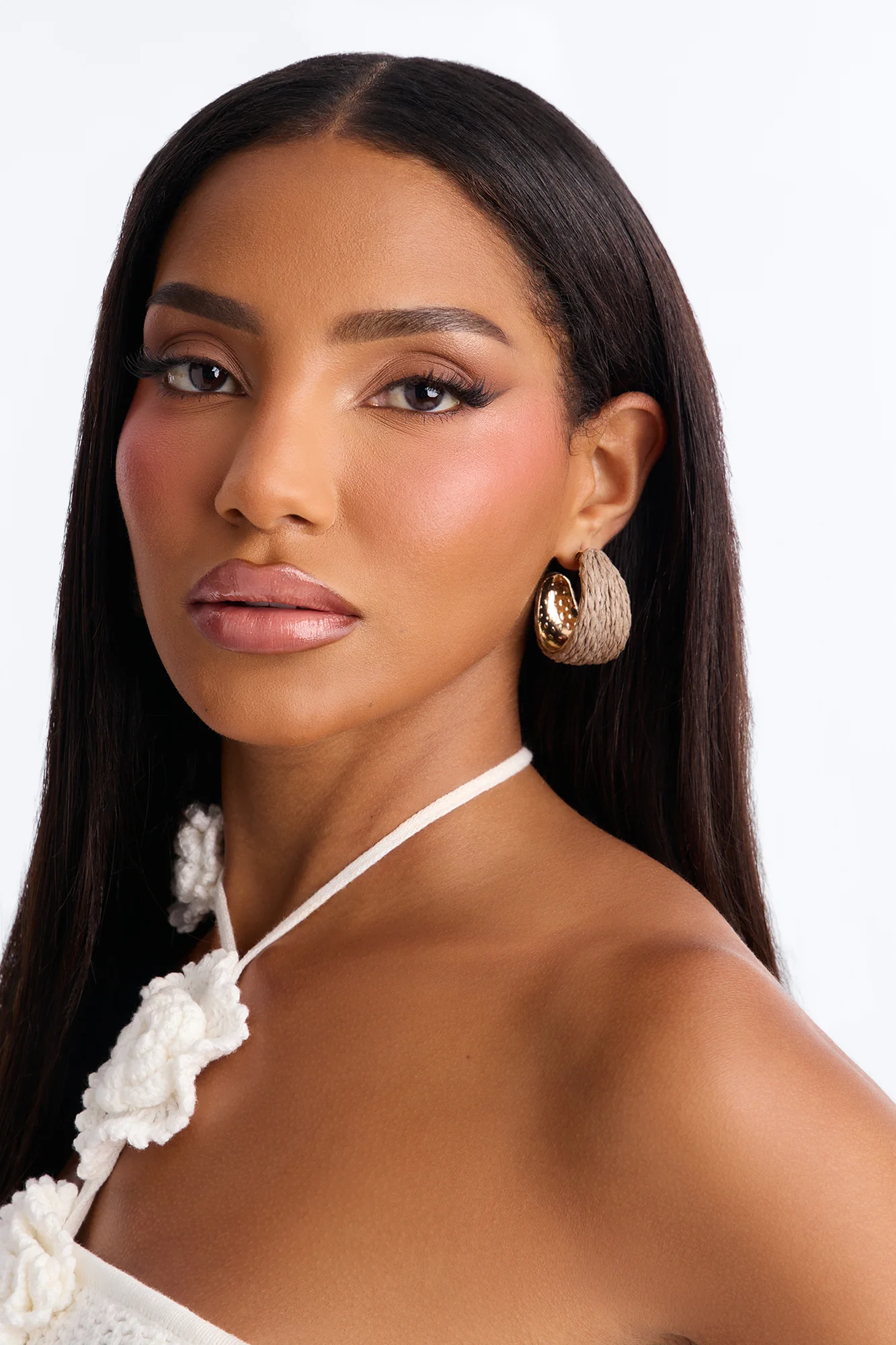 Tropic Weather Straw 3 Pair Earring Set - Multi Color - Image 2