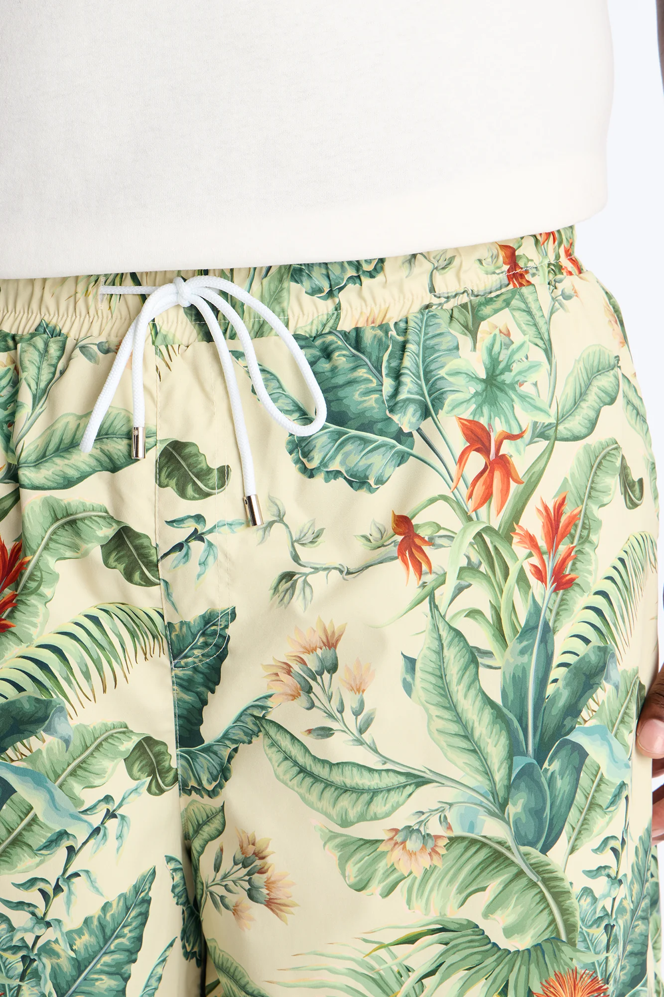 Tropical Cabana Swim Trunk 7″ - Green - Image 7