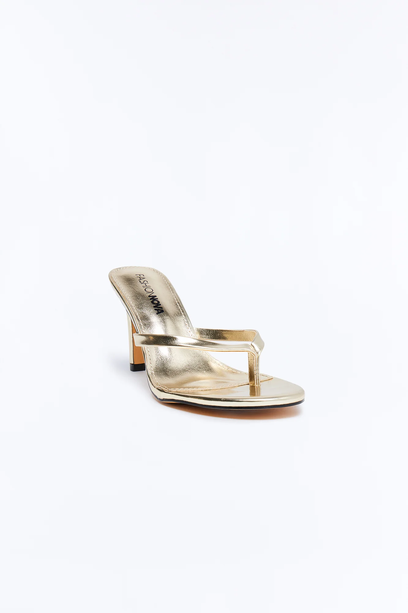 Trudey Thong Heels - Gold - Image 2