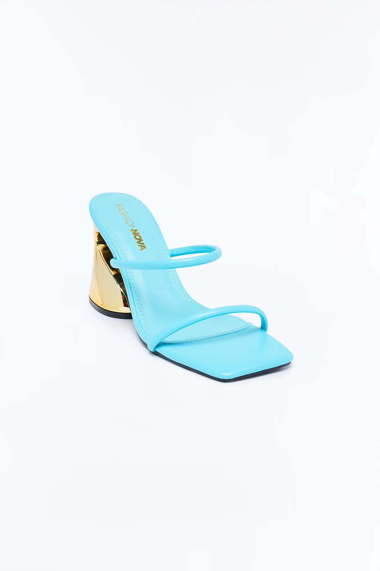Try Your Luck Novelty Mules - Turquoise - Image 2