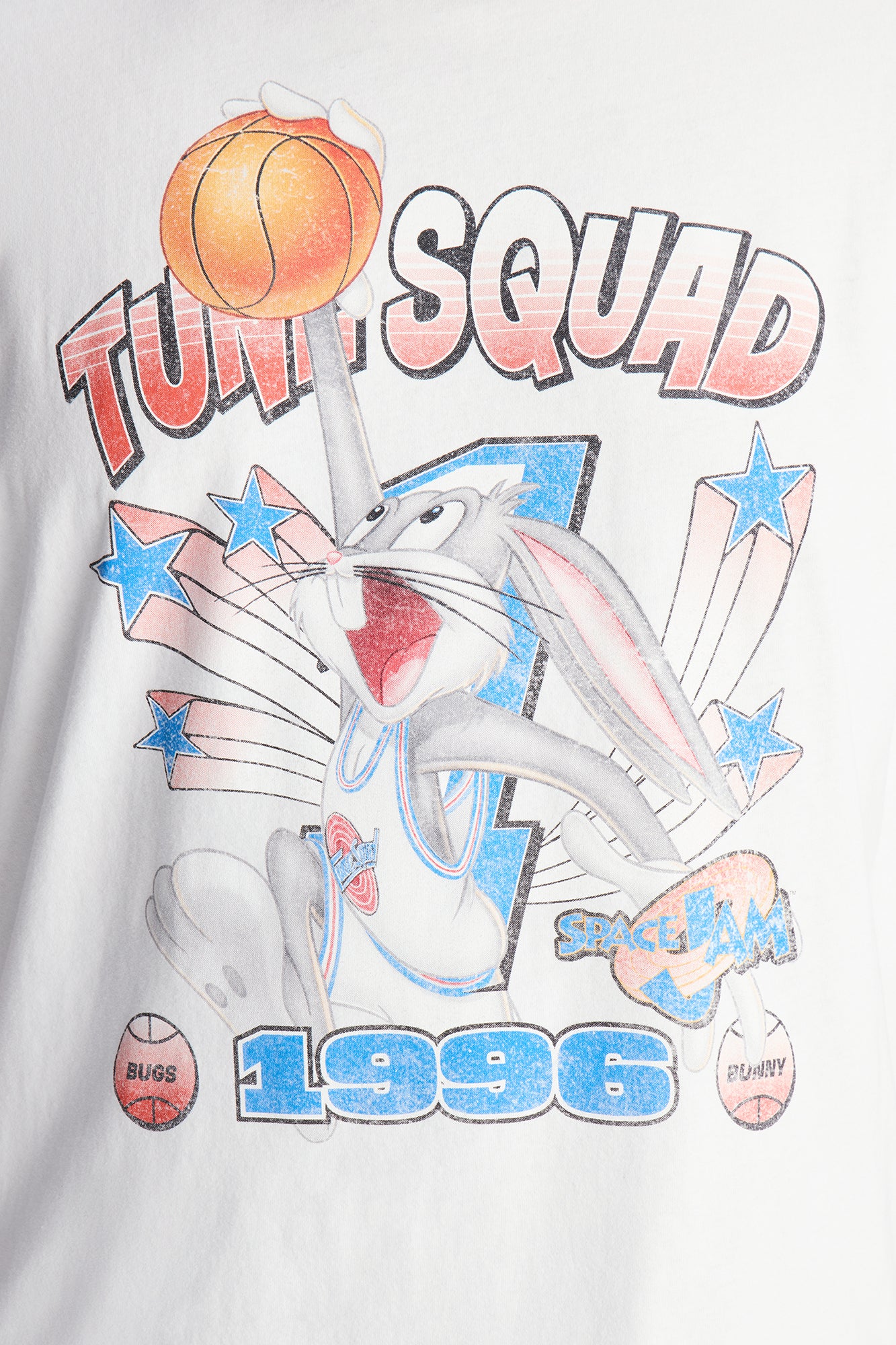 Space Jam Tune Squad 1996 Premium Short Sleeve Shirt - White - Image 6