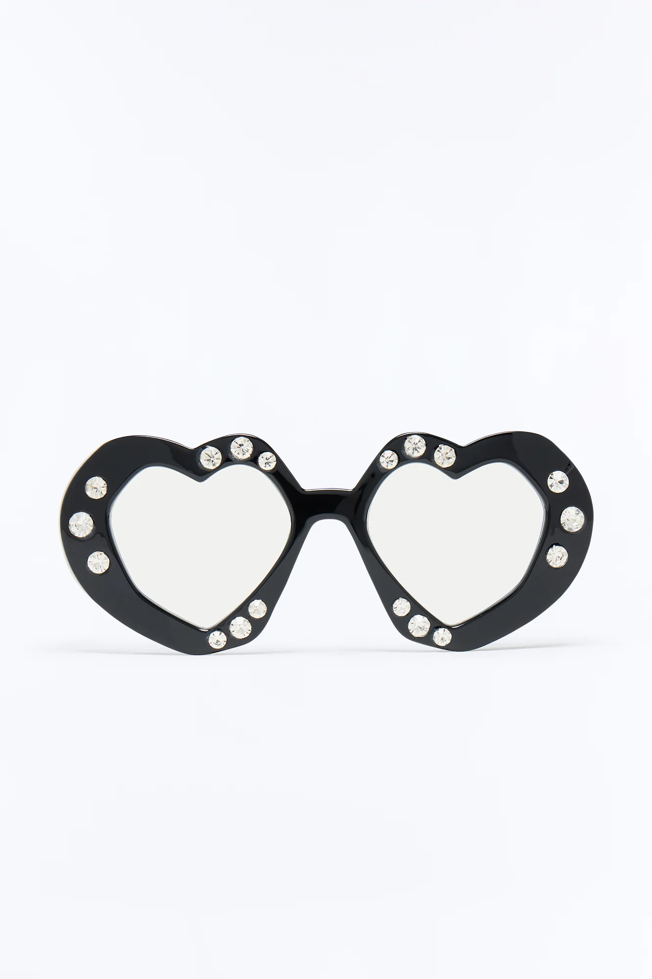 Twinkling Heart Novelty Glasses - Black - Image 3