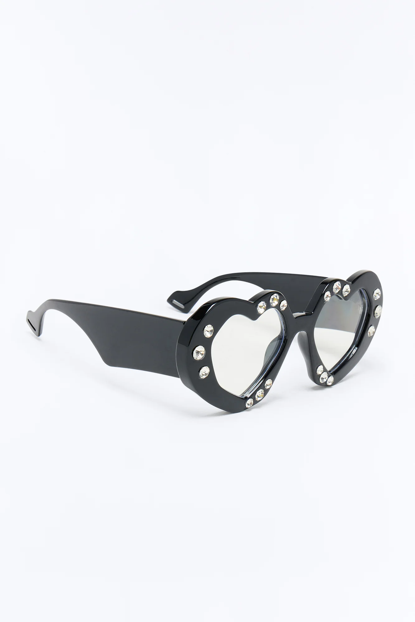 Twinkling Heart Novelty Glasses - Black - Image 4
