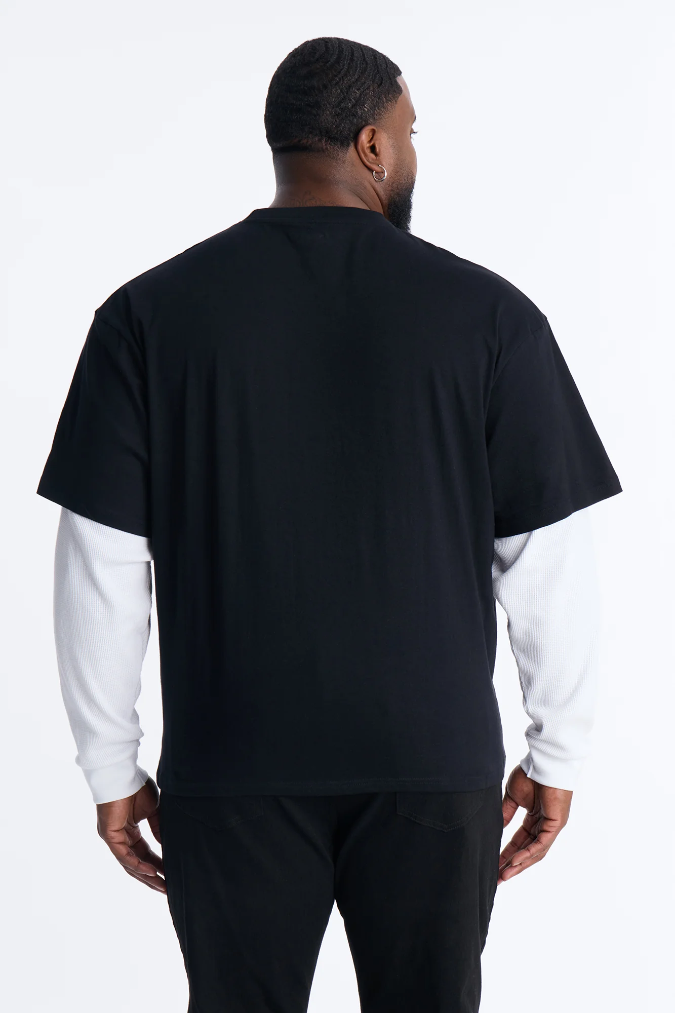 Twofer Kingdom Of Heaven Long Sleeve Tee - Black - Image 7
