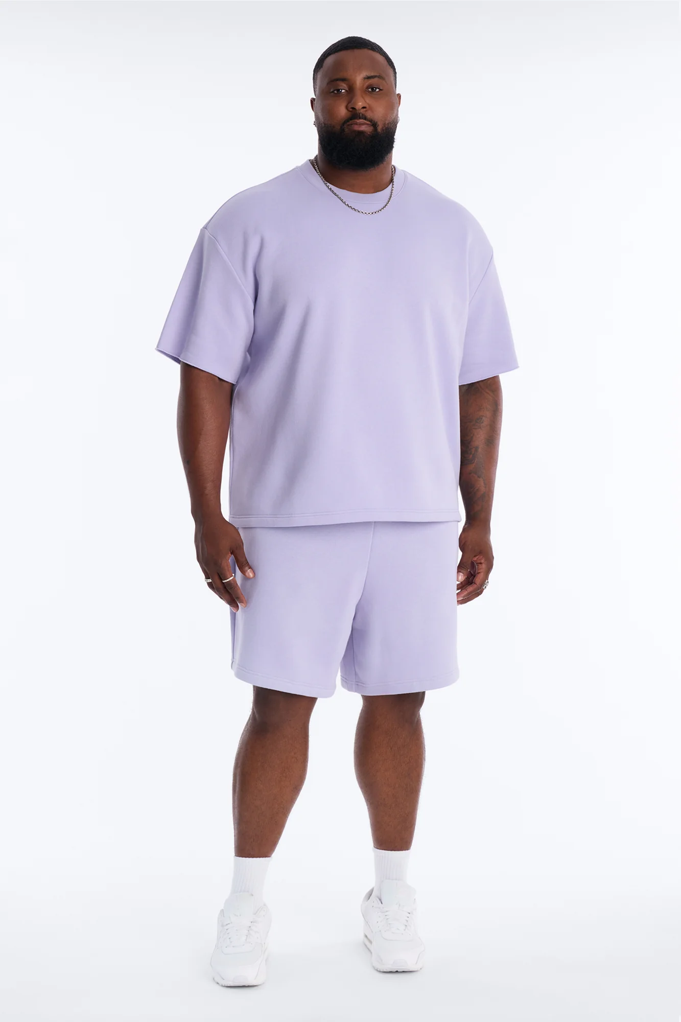 Tyson Sweatshort - Lavender - Image 6