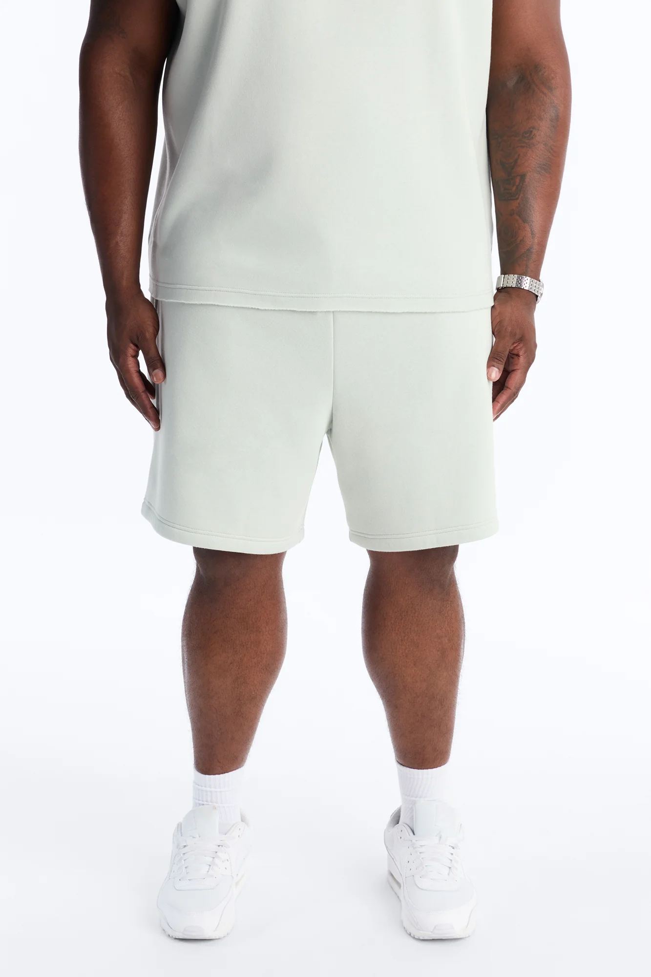 Tyson Sweatshort - Sage - Image 6