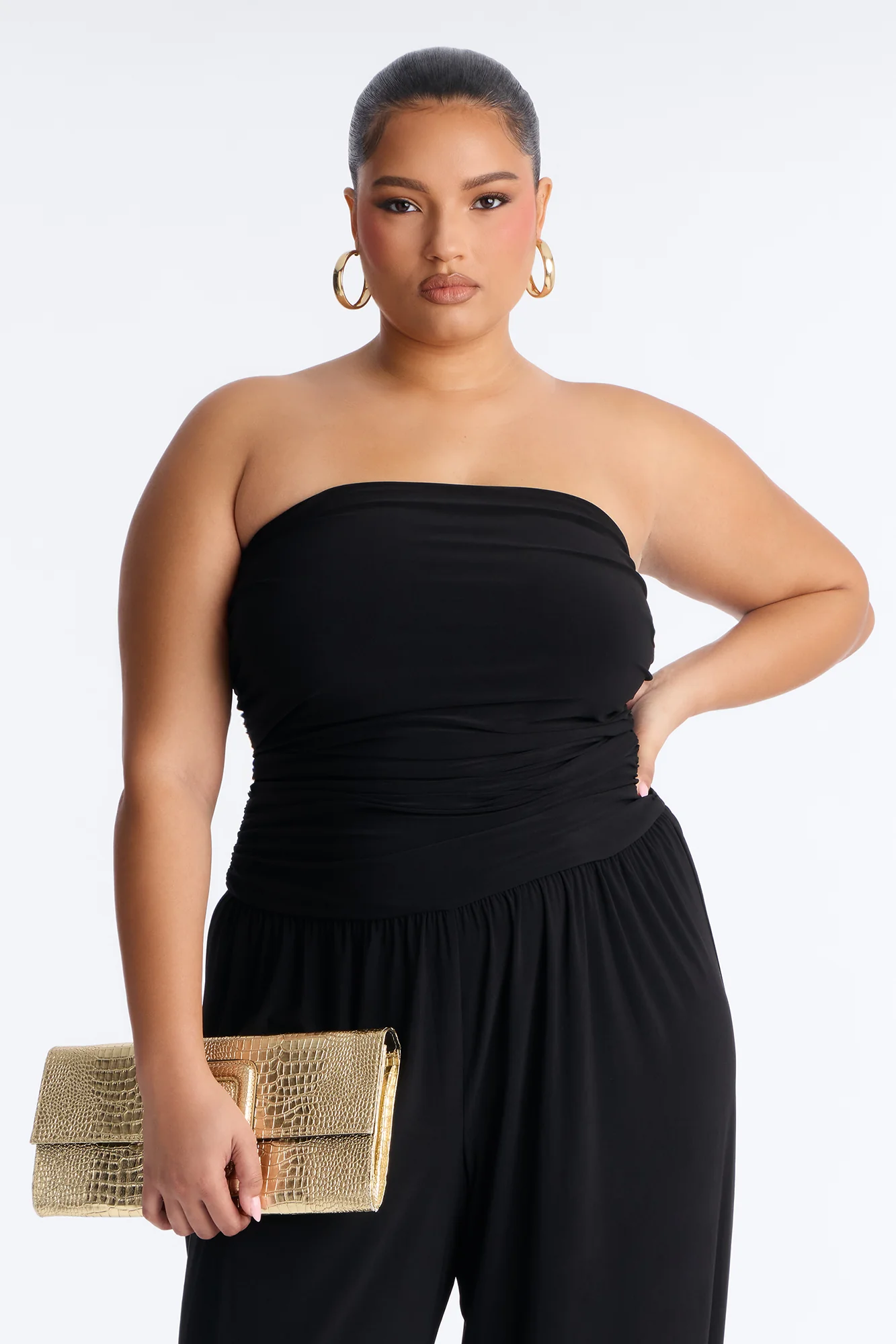 Uma Balloon Leg Jumpsuit - Black - Image 5