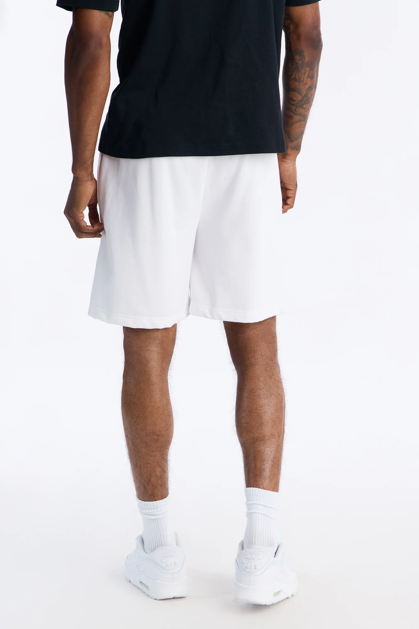 Unlucky Club Sweatshorts - White - Image 4