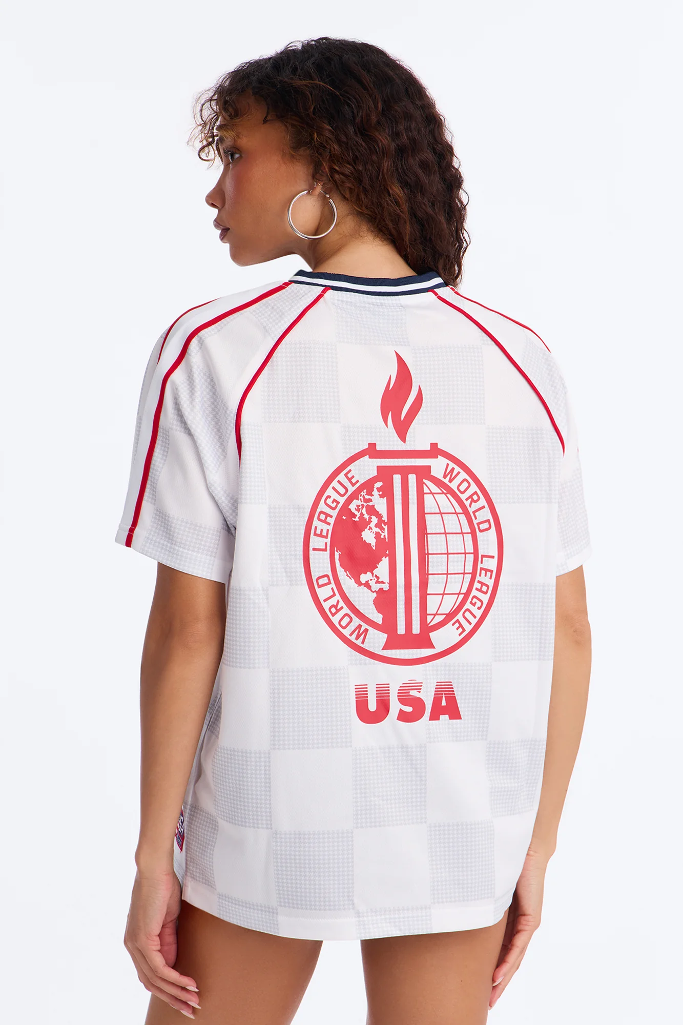 USA Soccer Jersey - White - Image 4