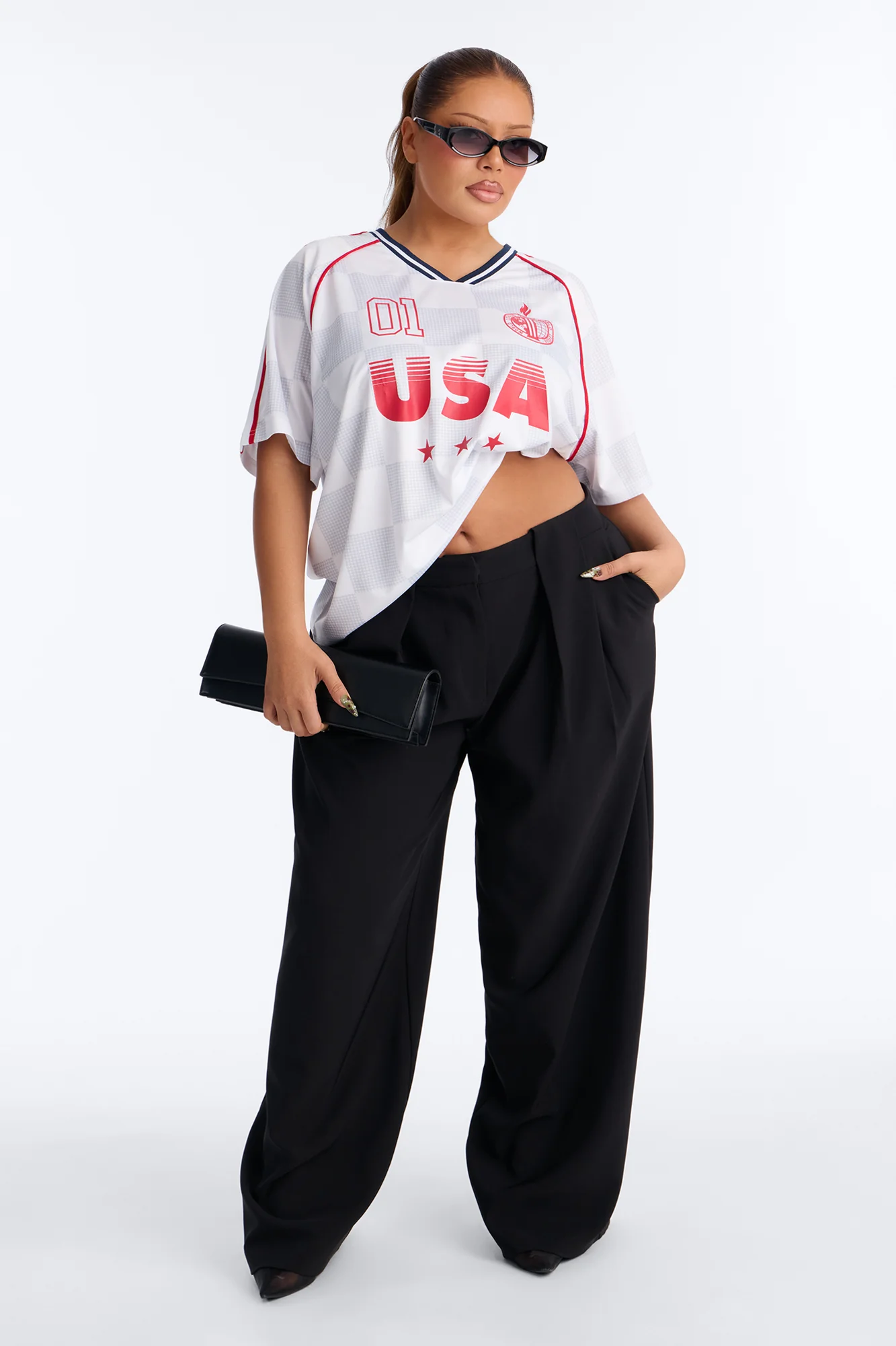 USA Soccer Jersey - White - Image 6
