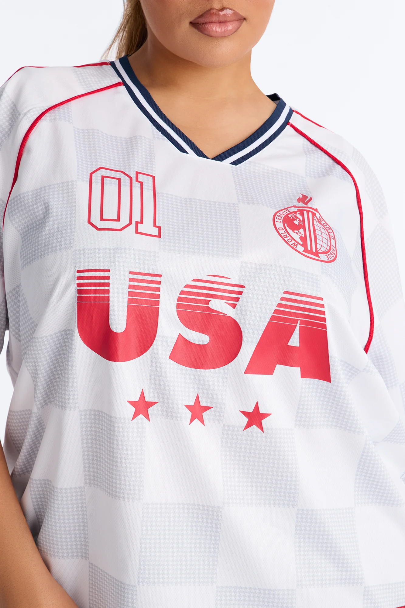 USA Soccer Jersey - White - Image 7