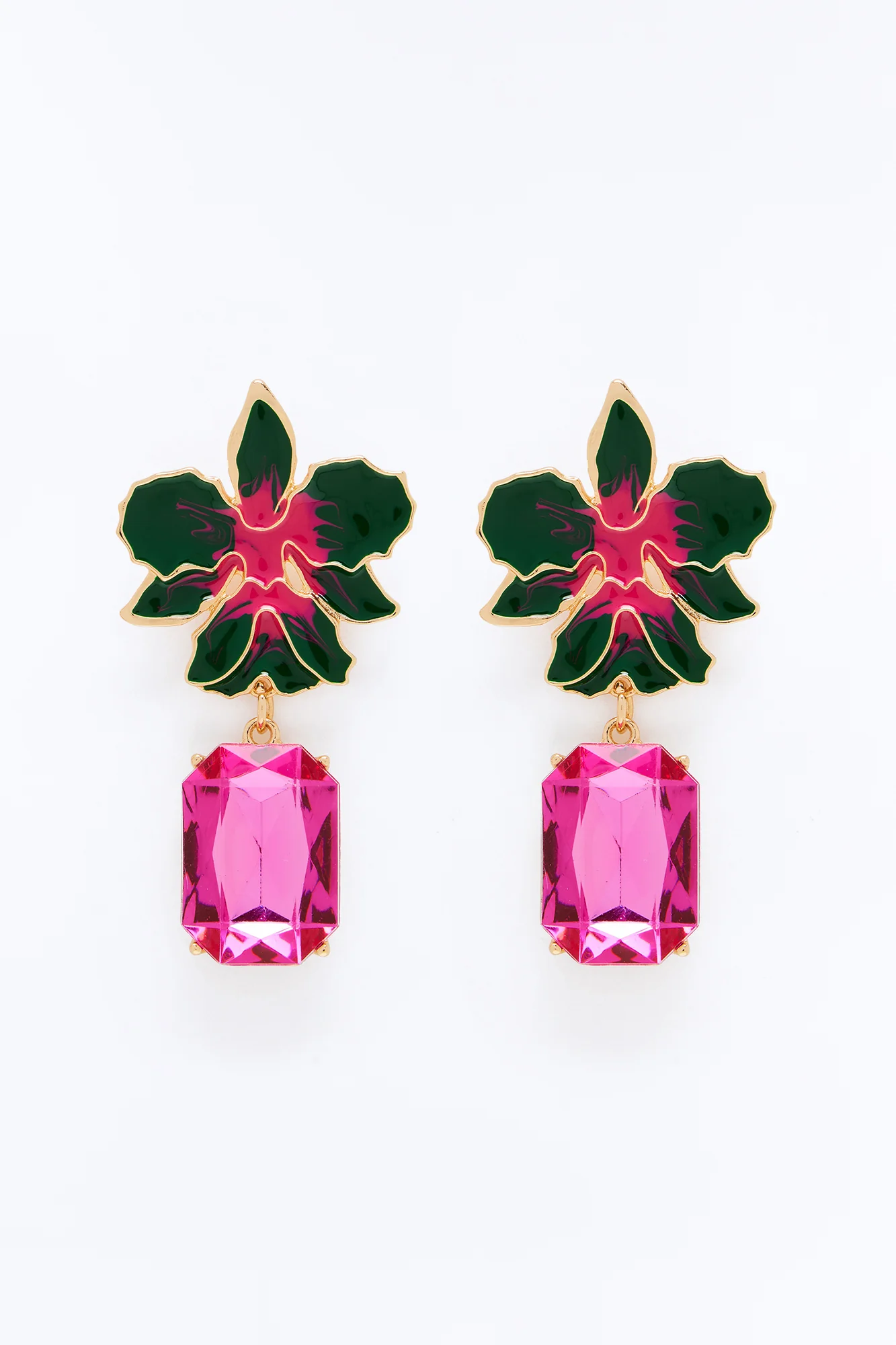 Vacay Breeze Earrings - Fuchsia/combo