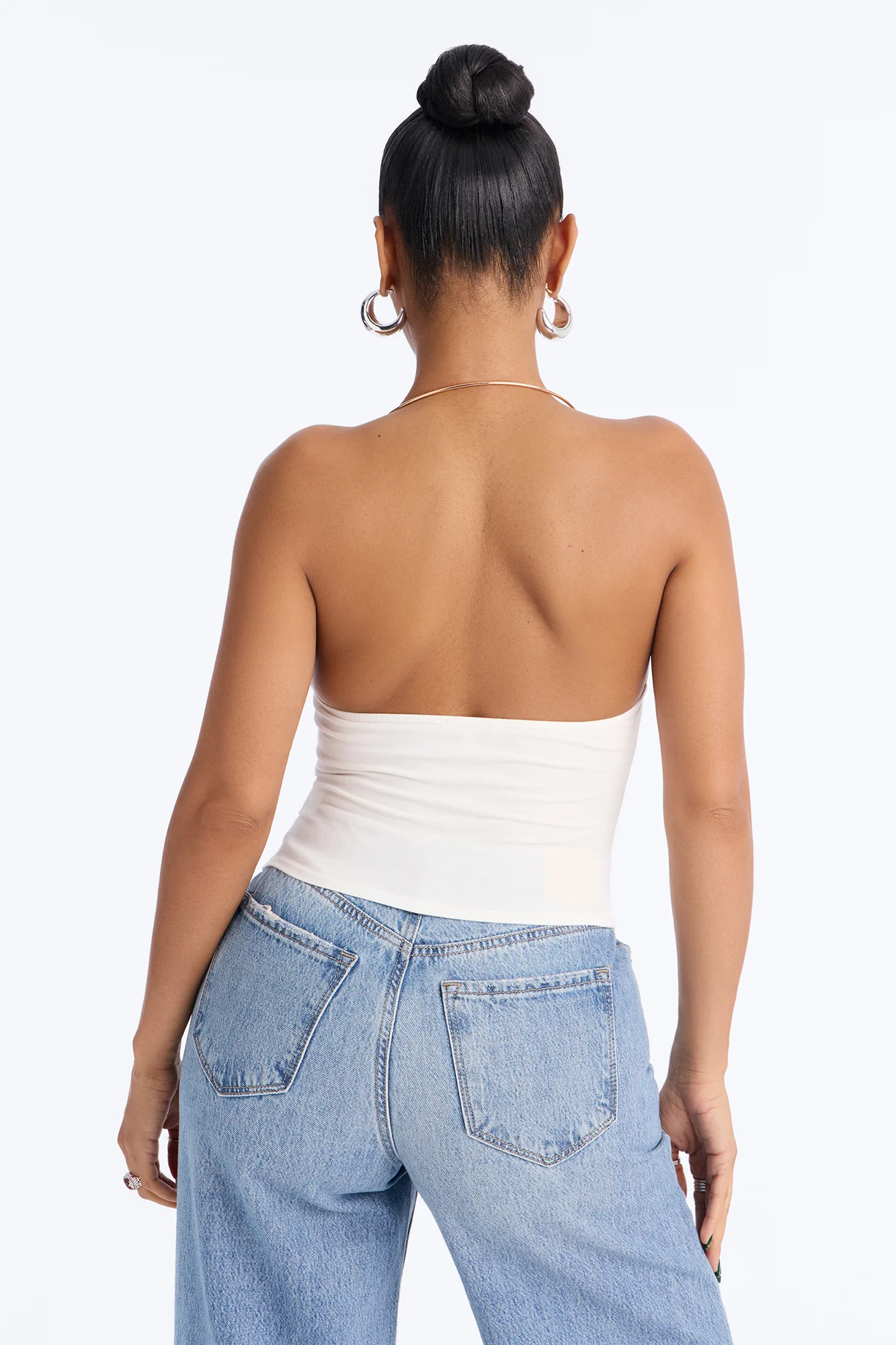 Varsity 86 Halter Top - White - Image 4