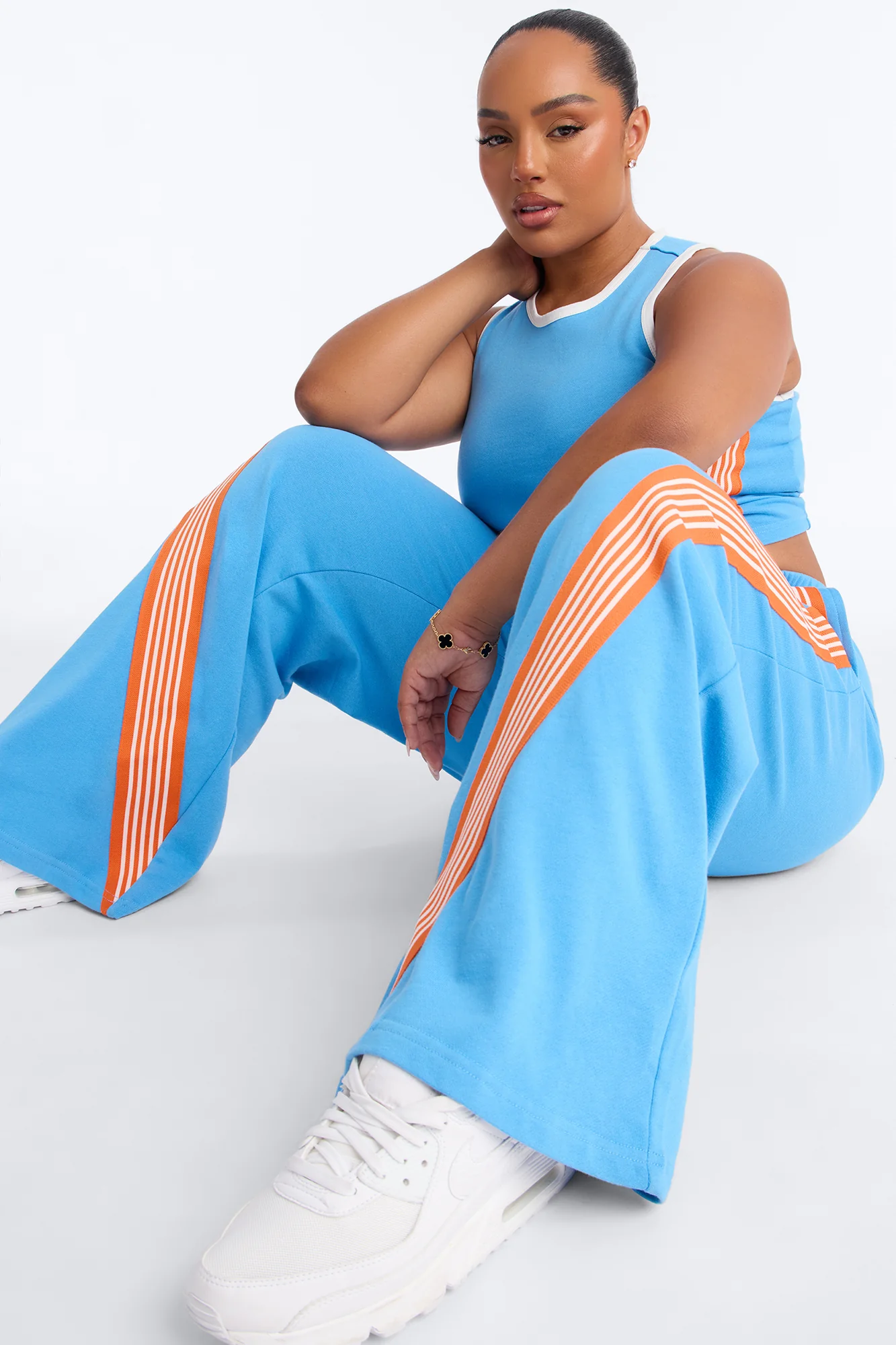 Varsity Babe Pant Set - Blue - Image 7