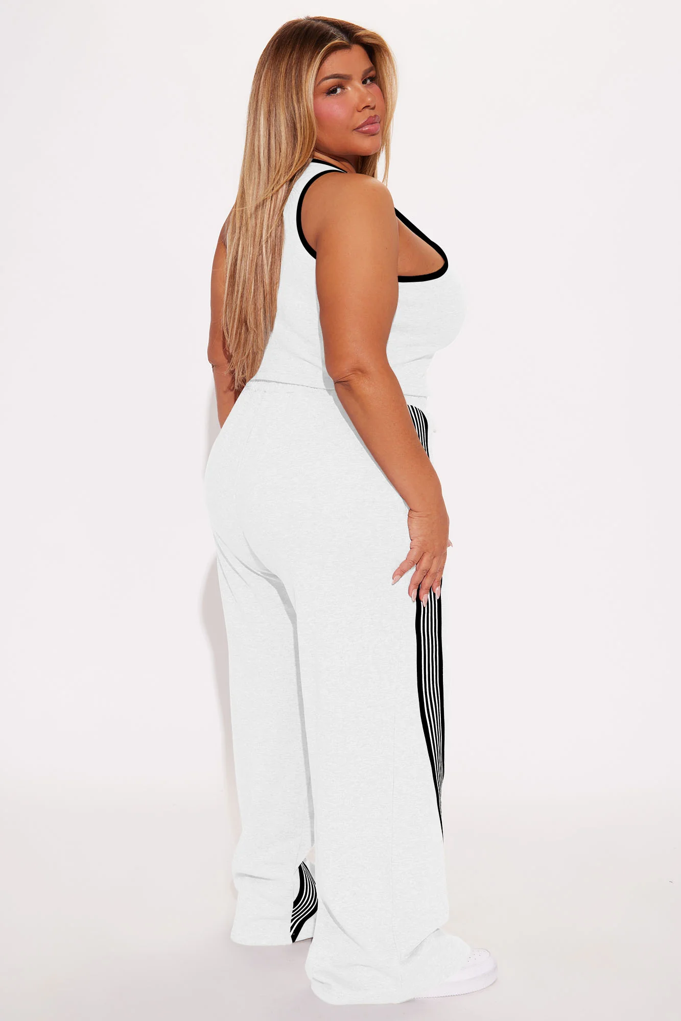 Varsity Babe Pant Set - White - Image 6