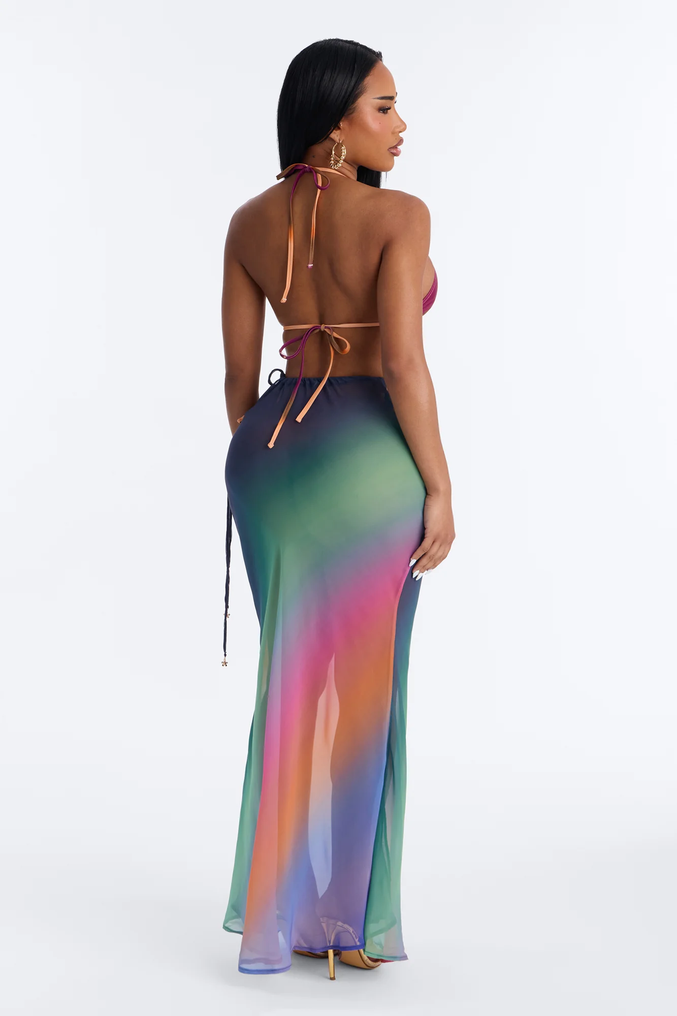 Venice Vibe Bikini And Sarong - Multi Color - Image 6