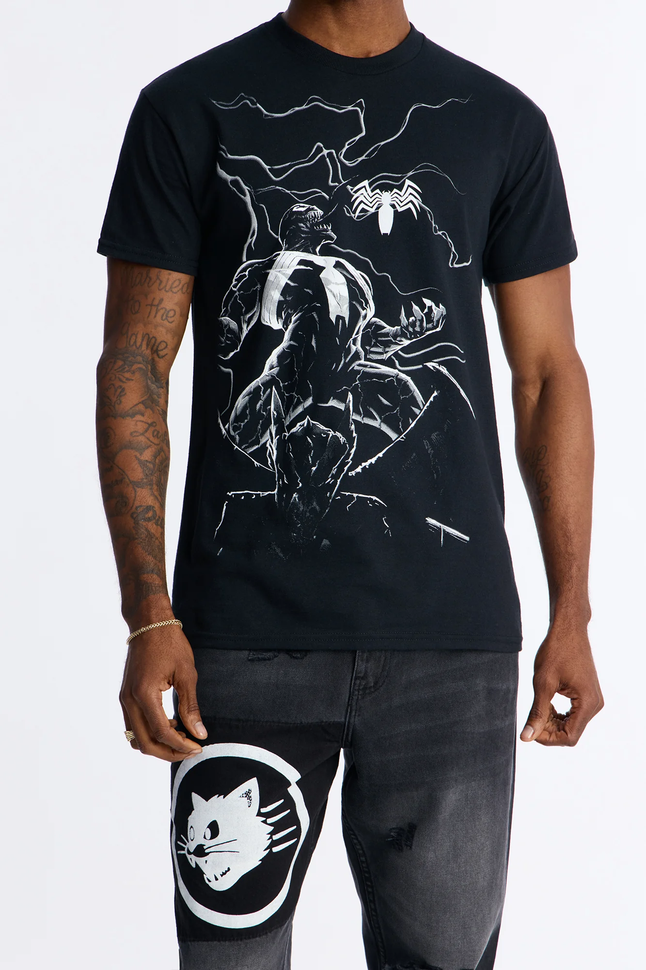 Venom Night Fall Short Sleeve Tee - Black - Image 3
