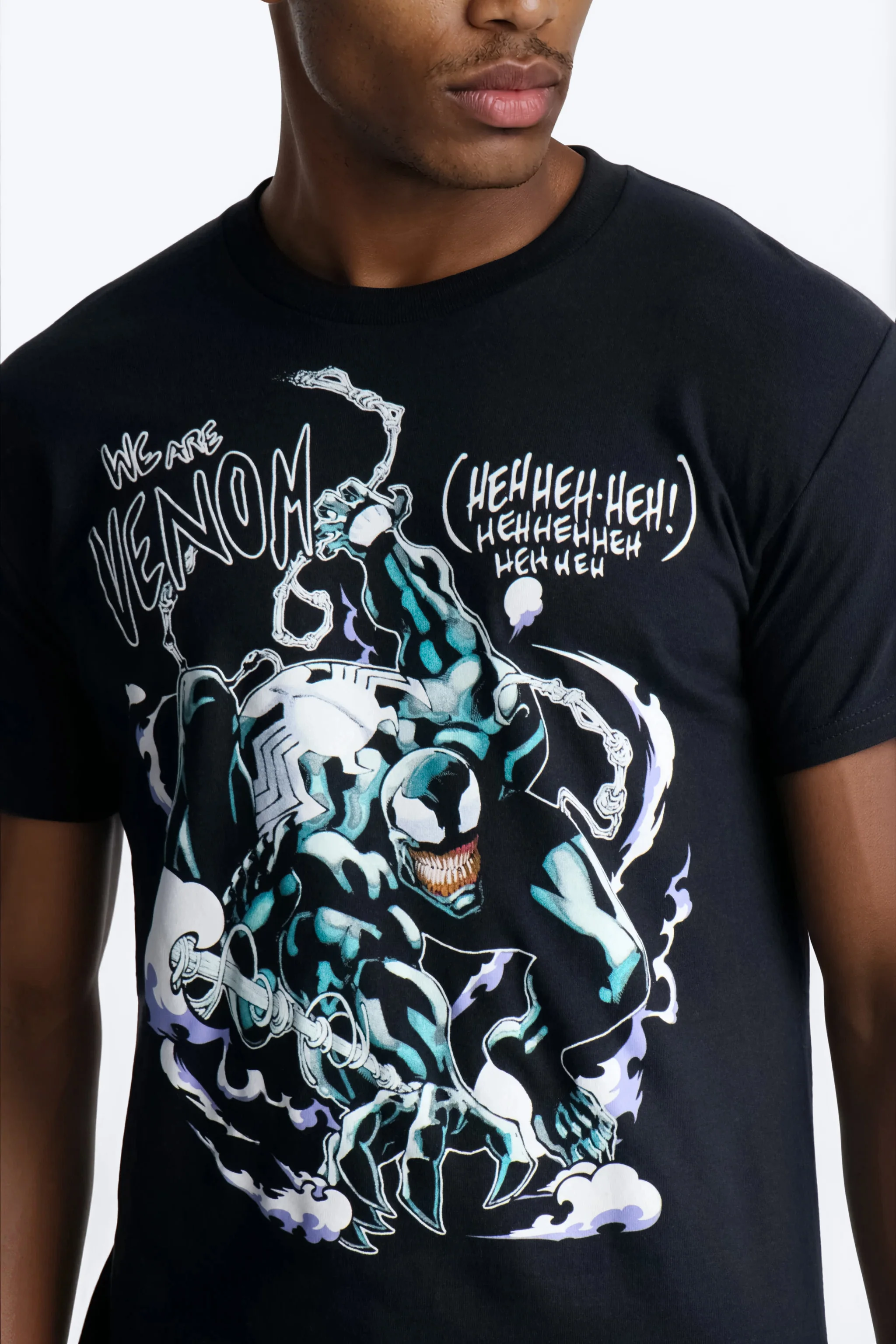 Venom Swinging In Short Sleeve Tee - Black - Image 3