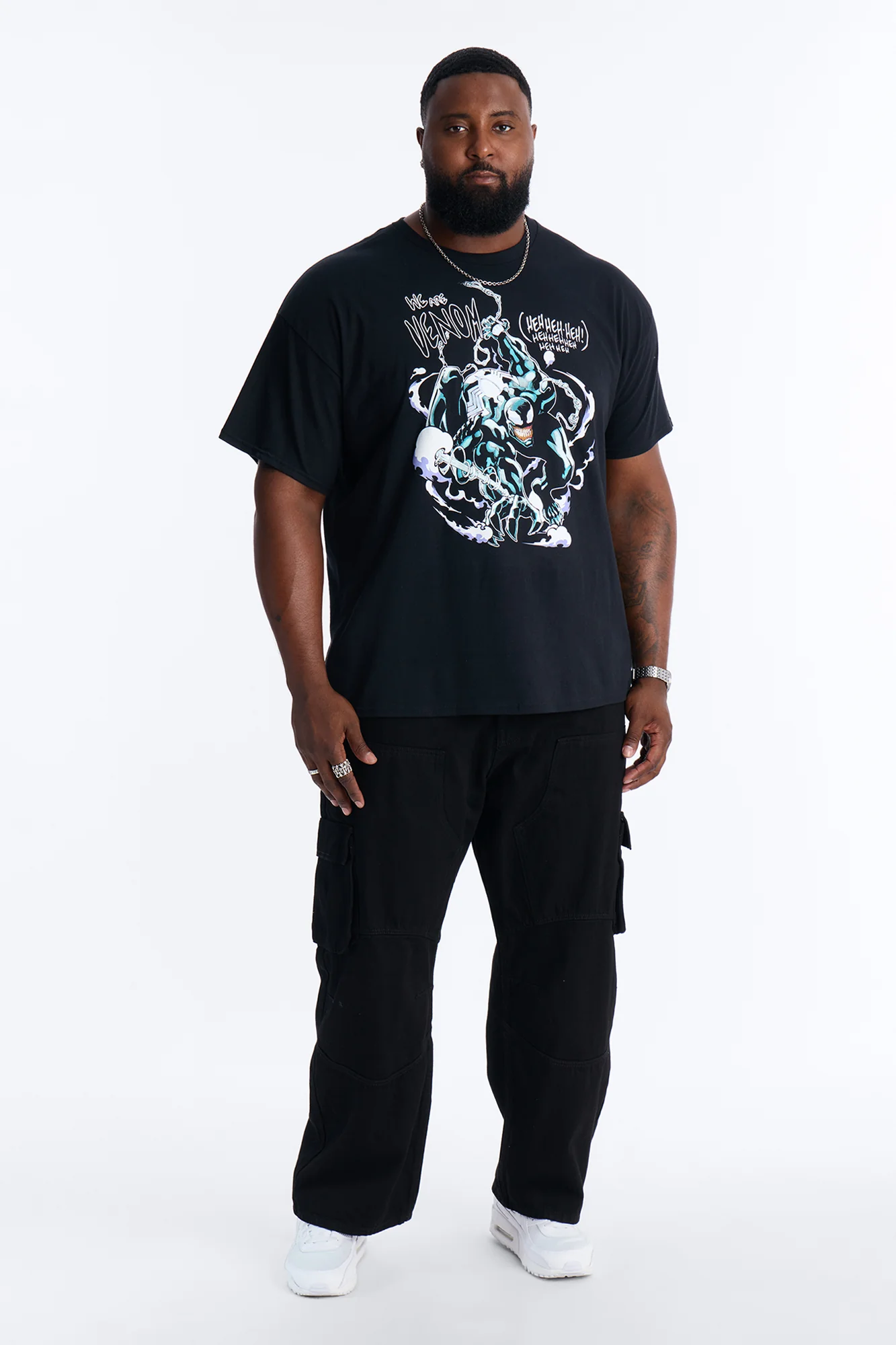 Venom Swinging In Short Sleeve Tee - Black - Image 5