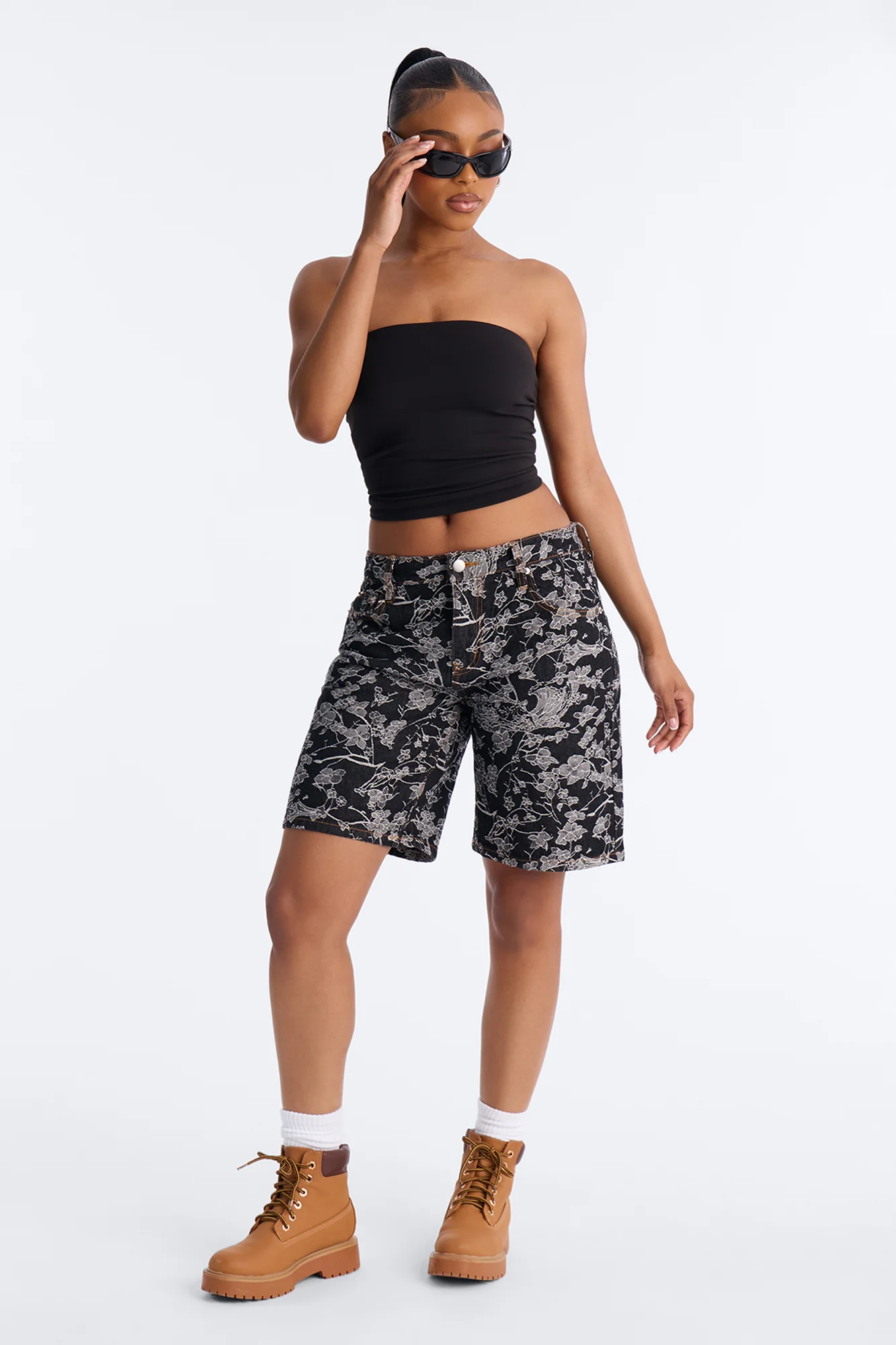 Veronica Double Lined Tube Top - Black - Image 2