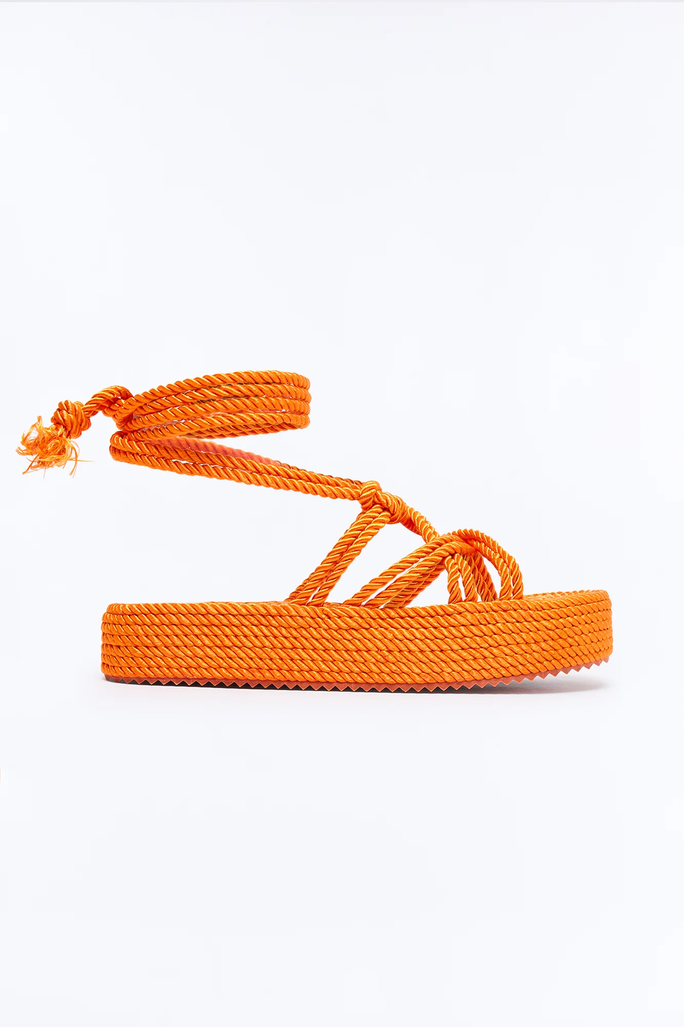 Veronica Flat Sandals - Orange