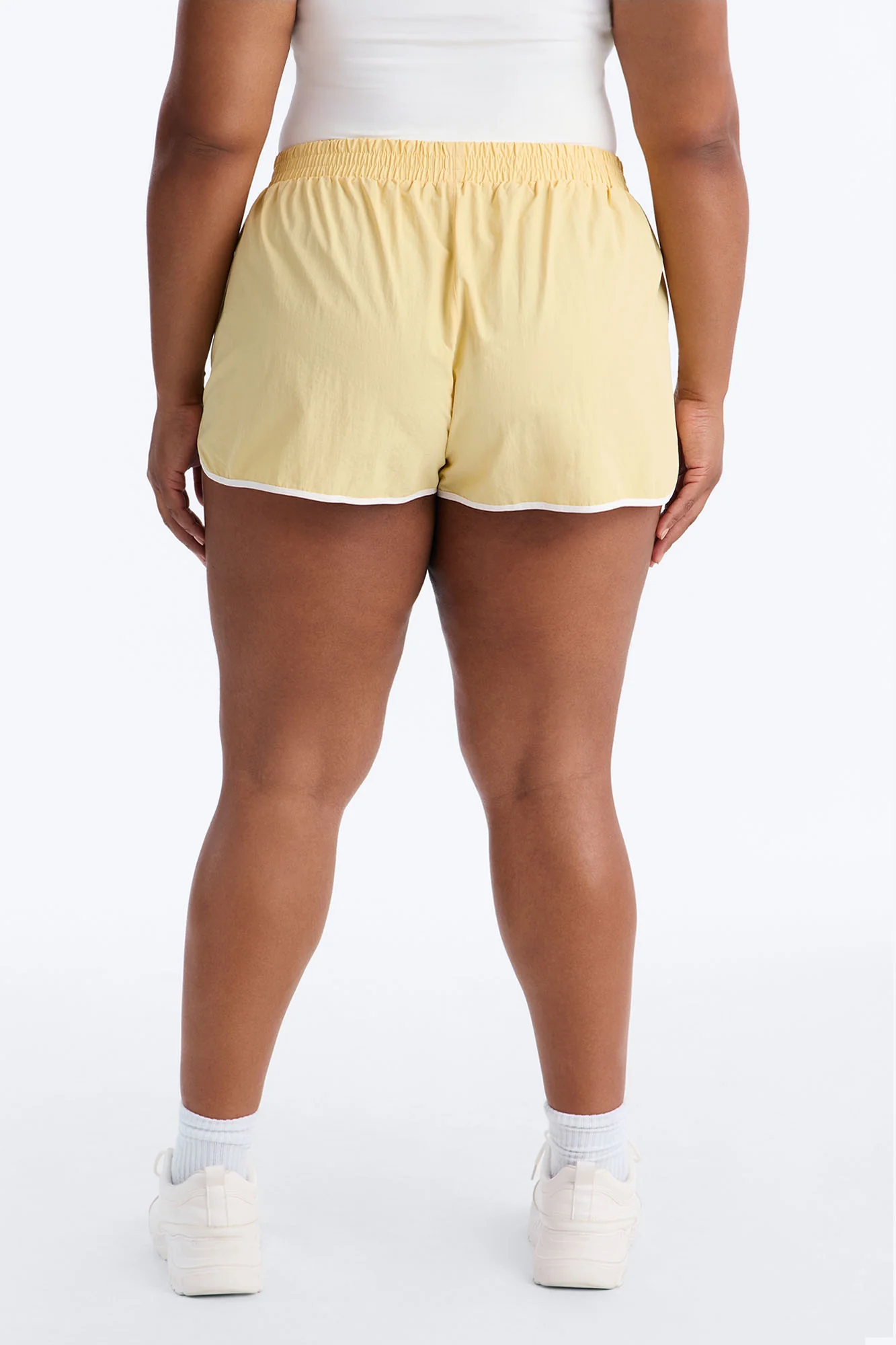 Victory Lap Windbreaker Low Rise Short 2″ - Yellow - Image 6