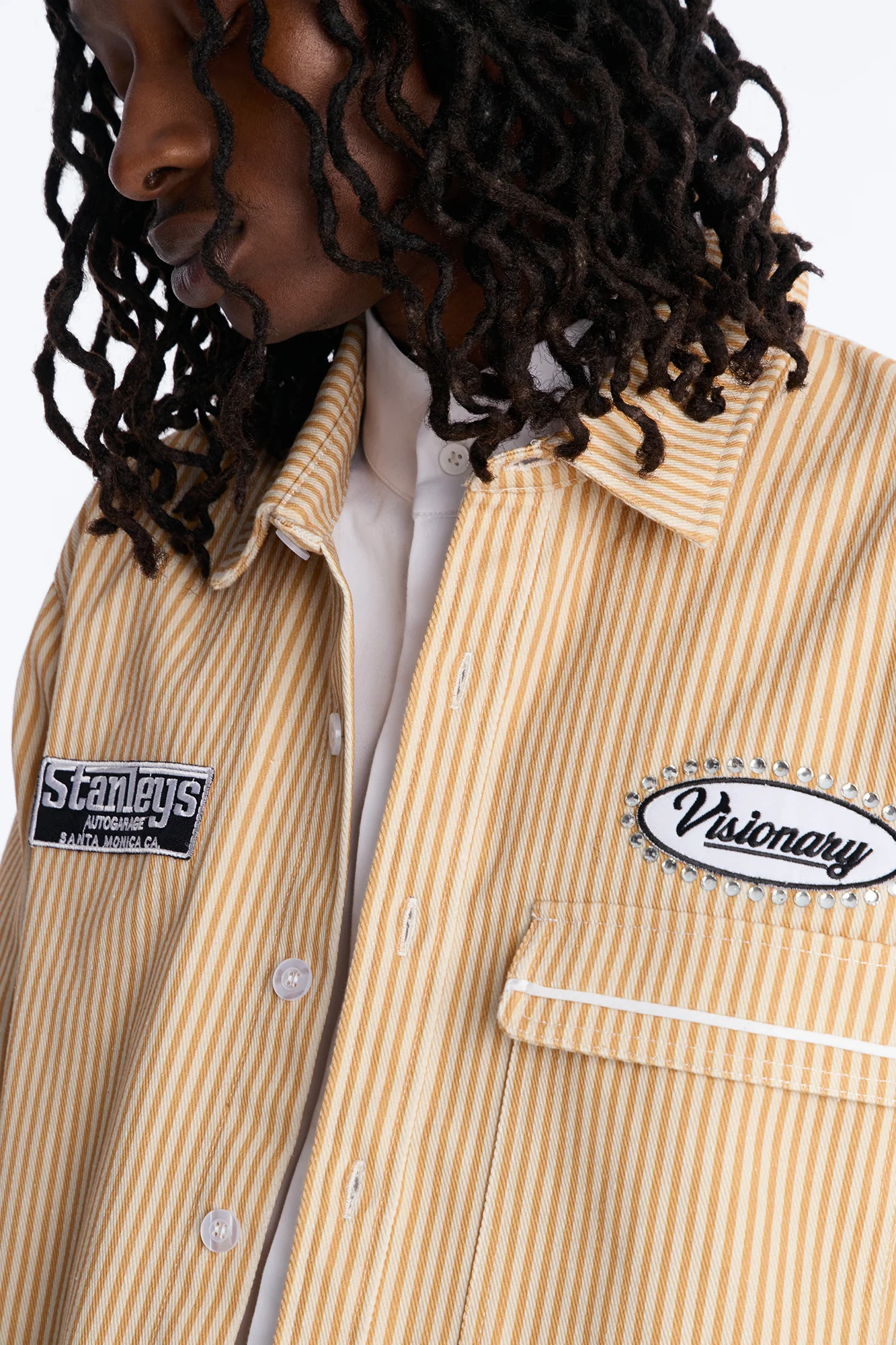 Visionary Service Mechanic Shirt - Tan - Image 3