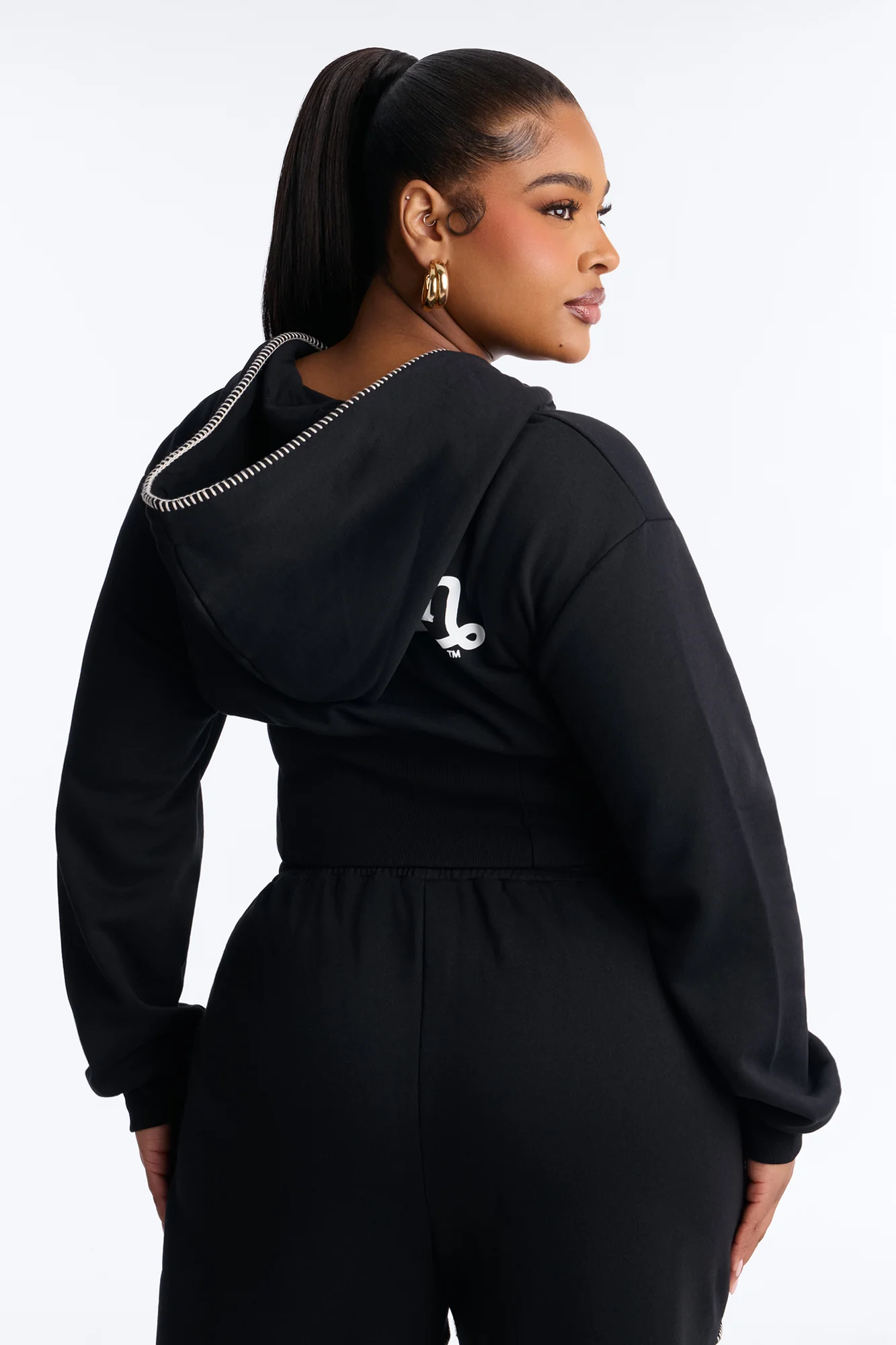 Von Dutch After Hours Sweatshirt Zip Up - Black - Image 9