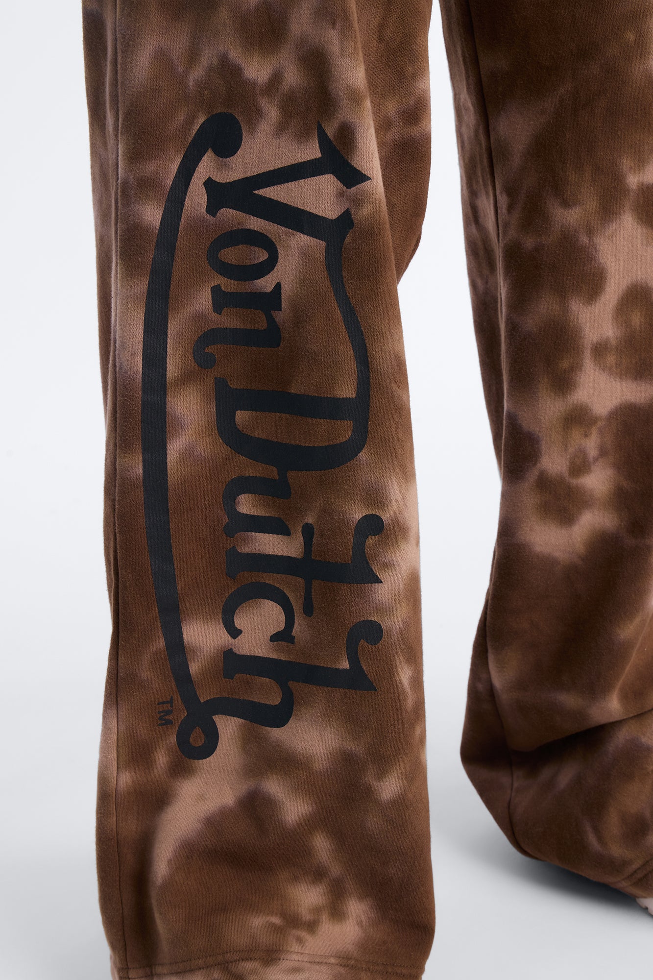 Von Dutch Ash Rider Washed Pants - Brown Combo - Image 3