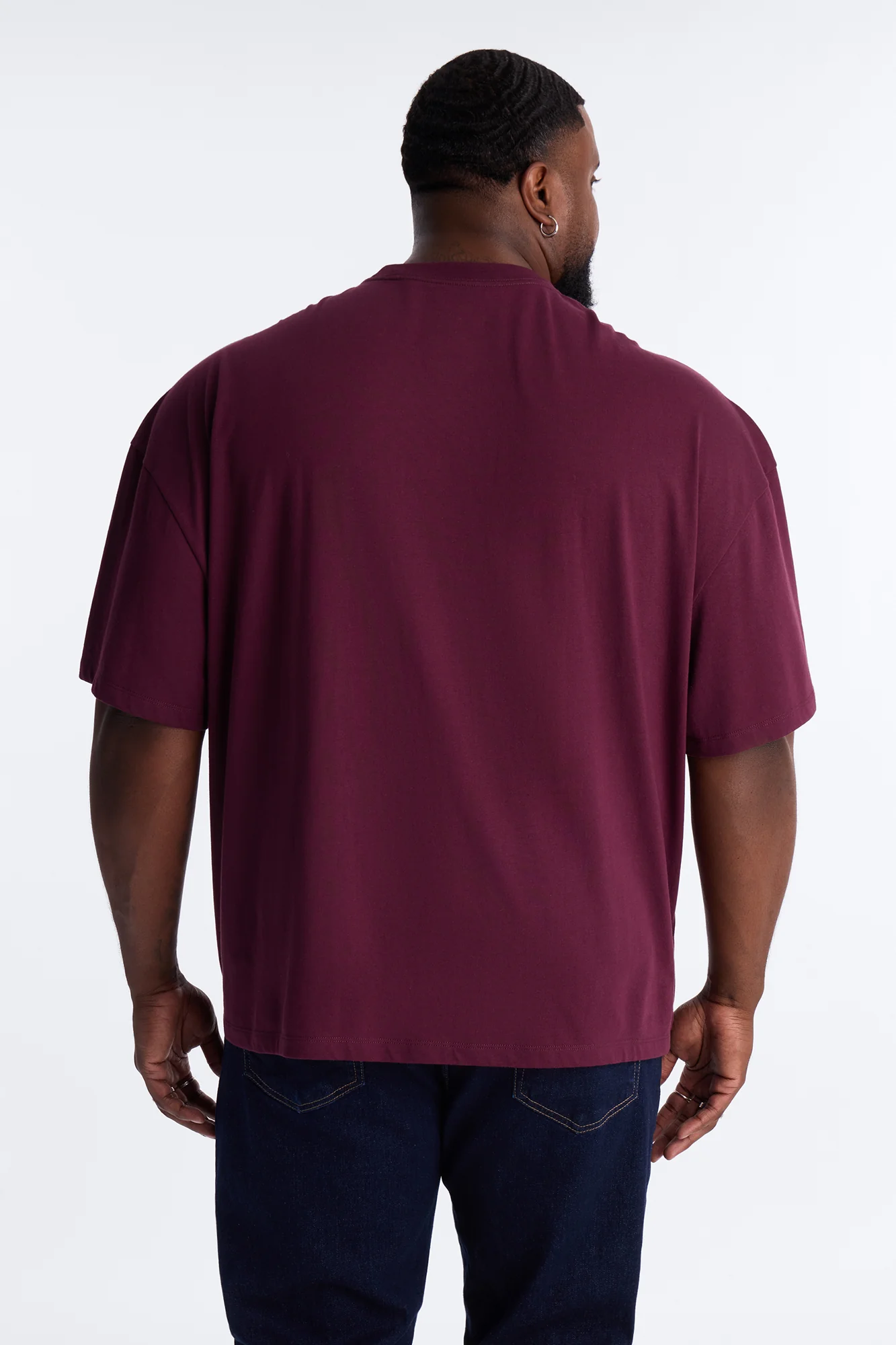 Von Dutch Cowboy Boxy Short Sleeve Tee - Burgundy - Image 7