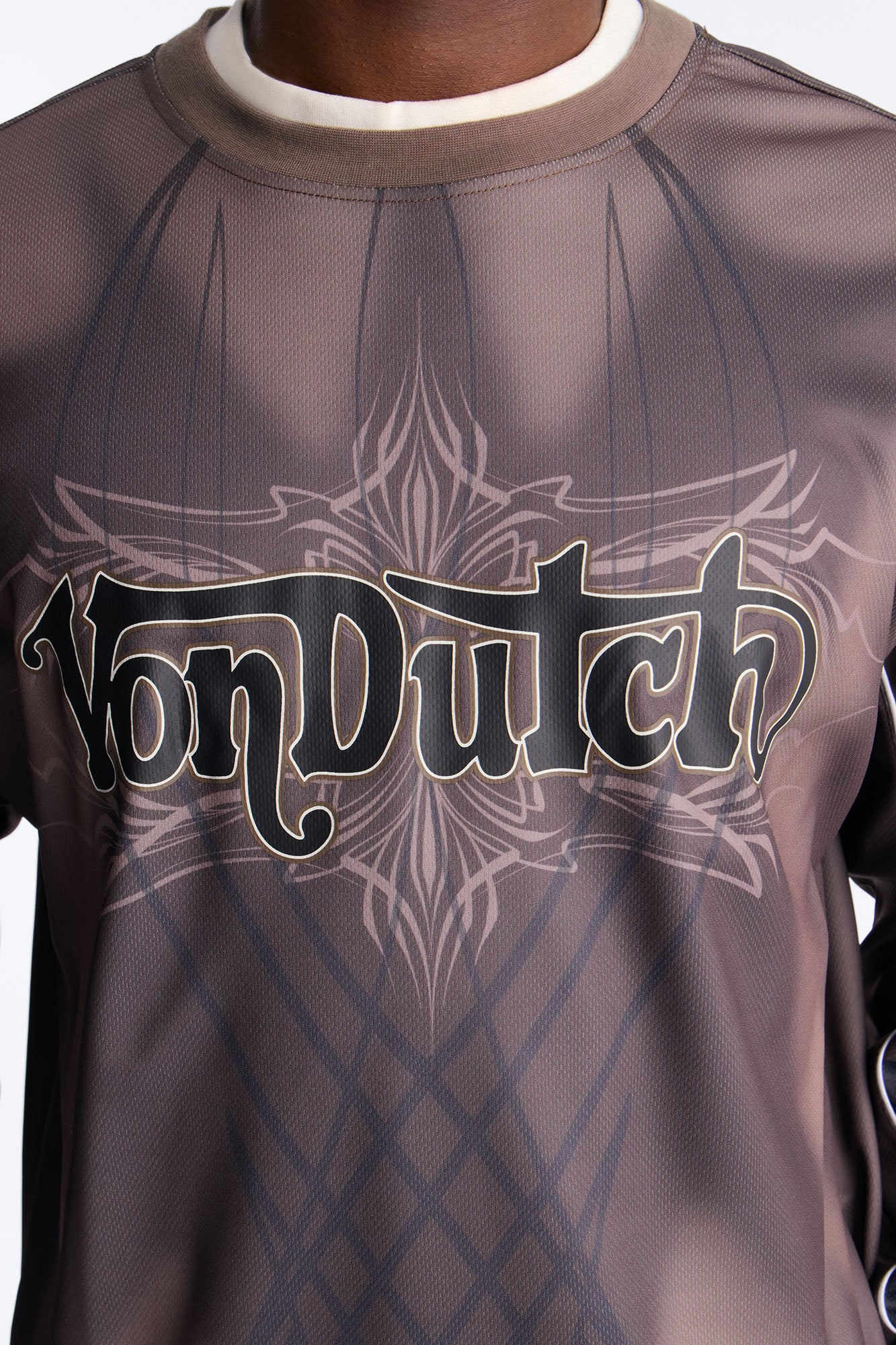 Von Dutch Ember Fade Jersey - Brown - Image 3