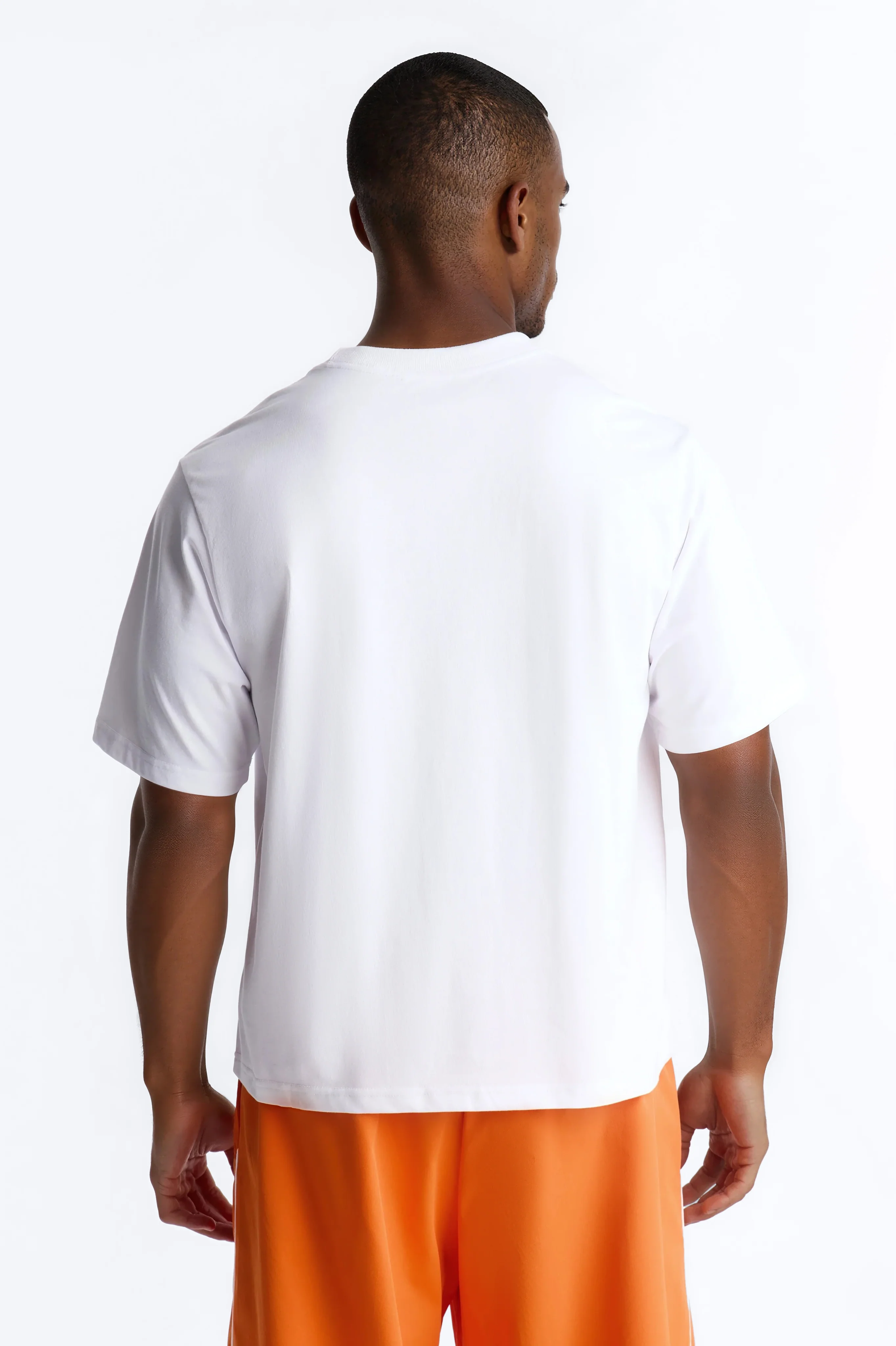 Von Dutch Logo Boxy Heavyweight Short Sleeve Tee - White - Image 4